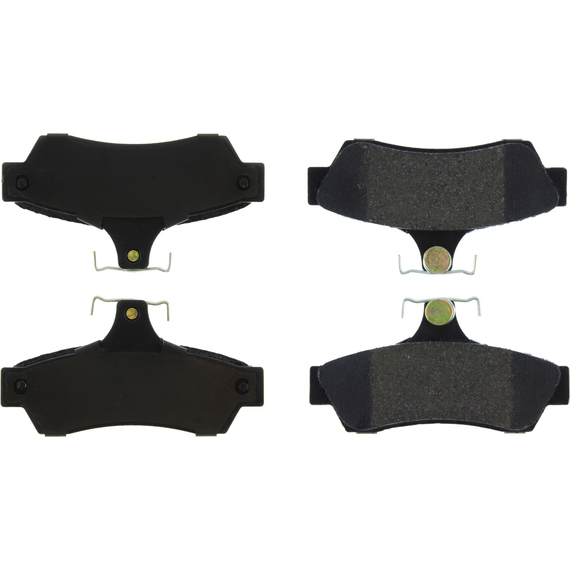 Centric Premium Semi-Metallic Brake Pads with Shims