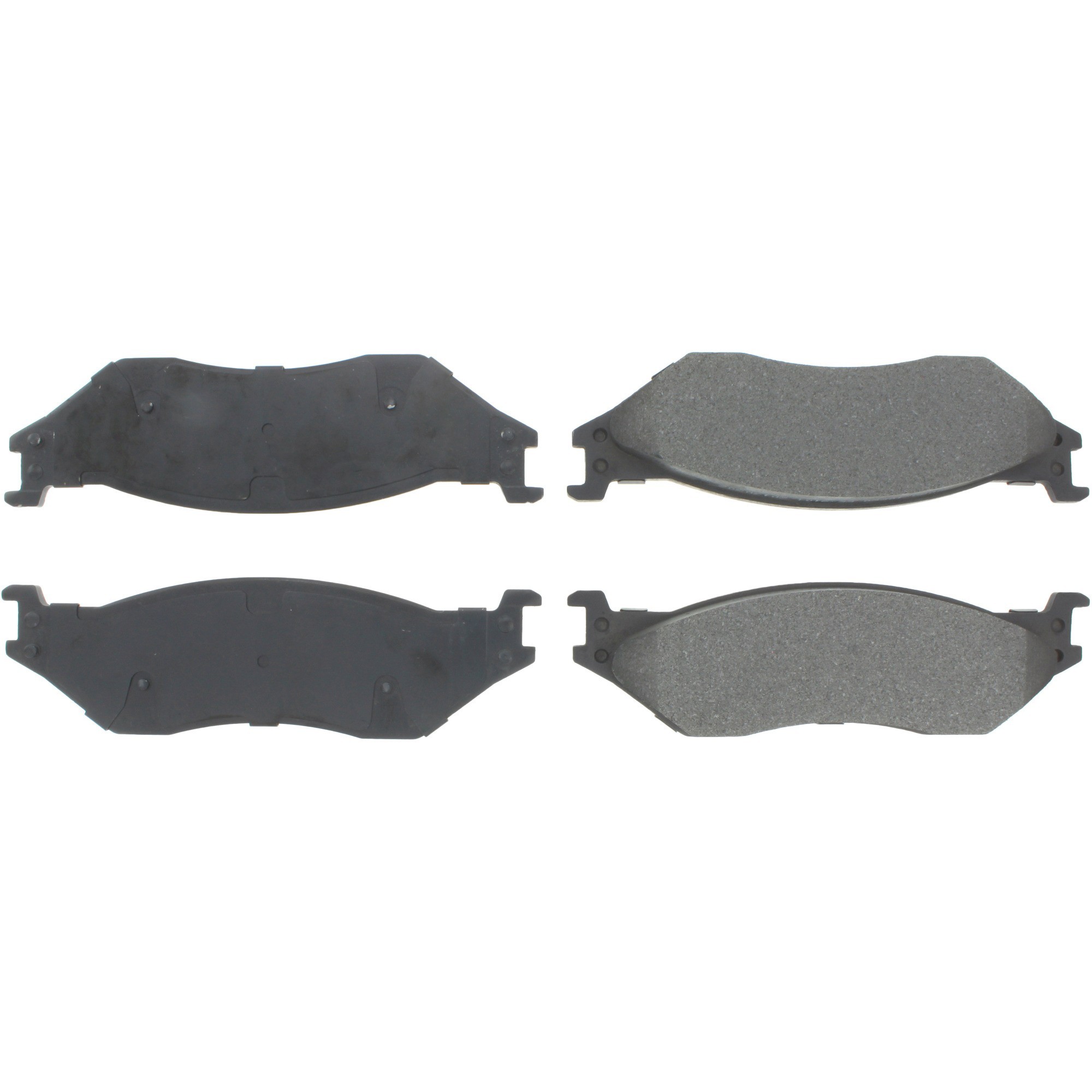 Centric Premium Semi-Metallic Brake Pads with Shims and Hardware