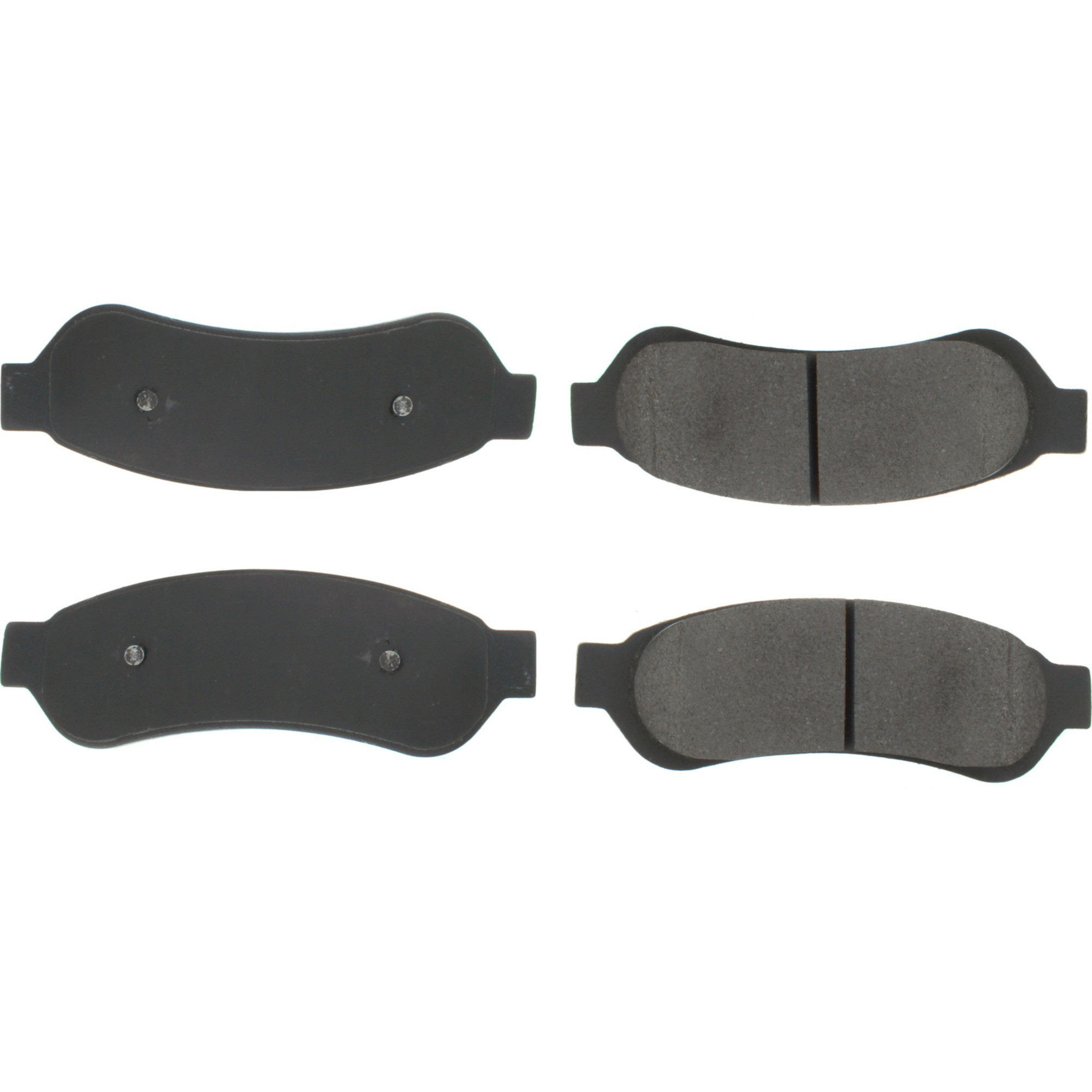 Centric Premium Semi-Metallic Brake Pads with Shims and Hardware