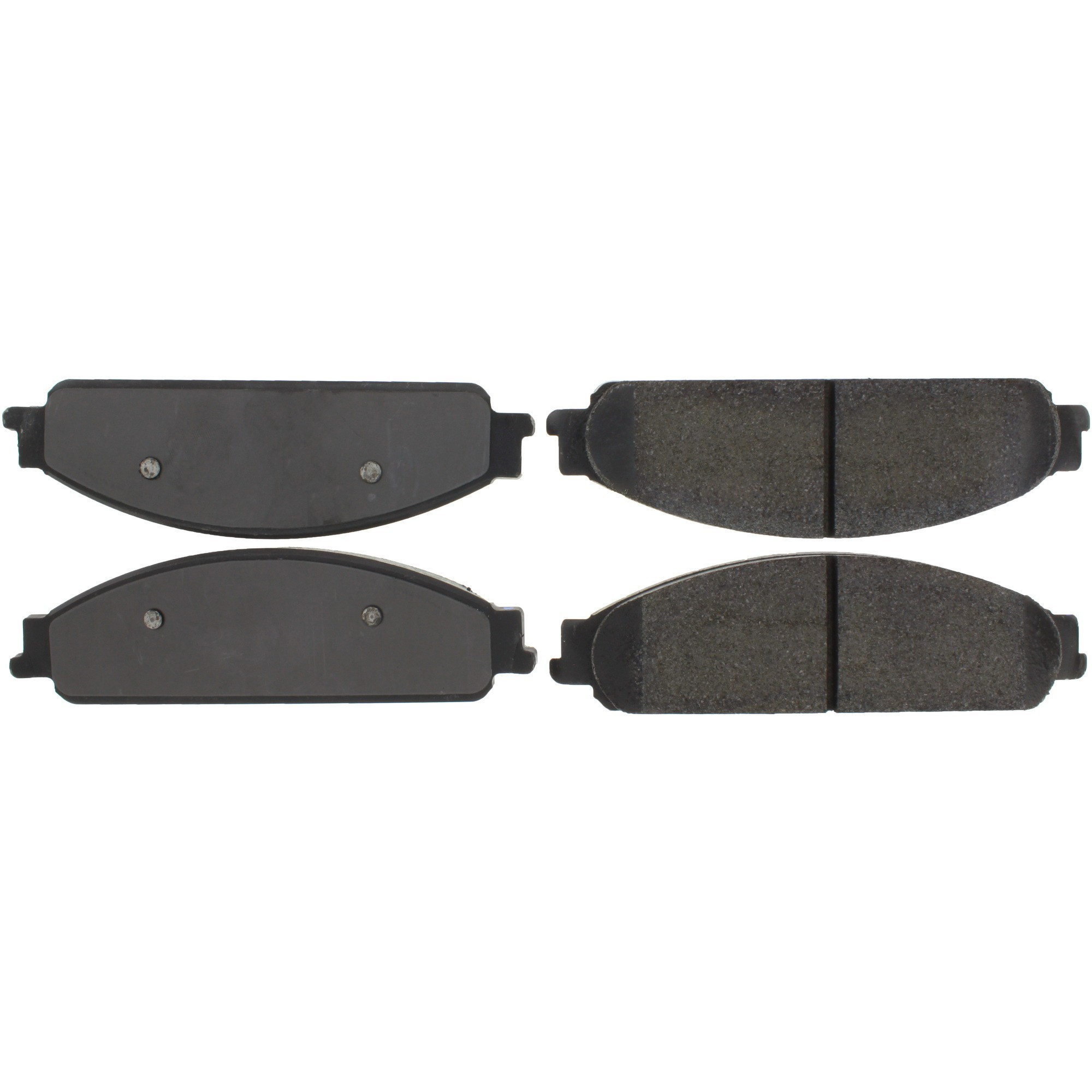 Centric Premium Semi-Metallic Brake Pads with Shims and Hardware