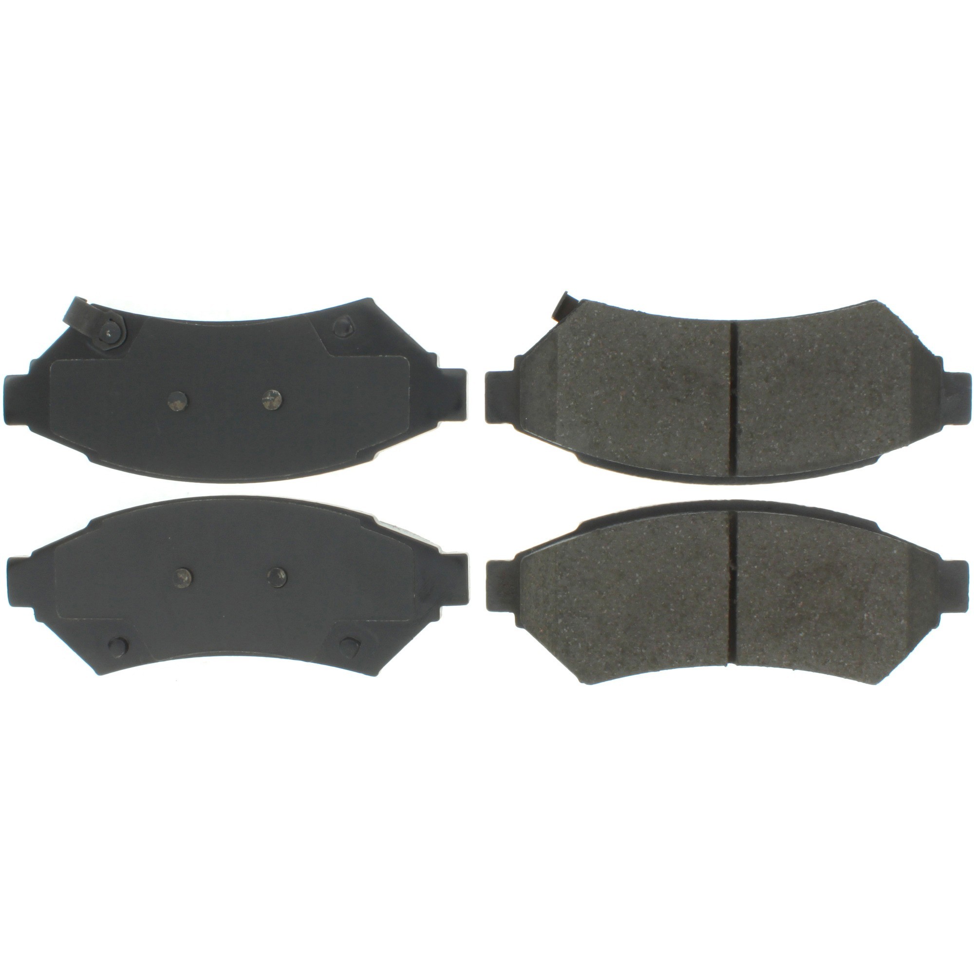 Centric Premium Semi-Metallic Brake Pads with Shims and Hardware
