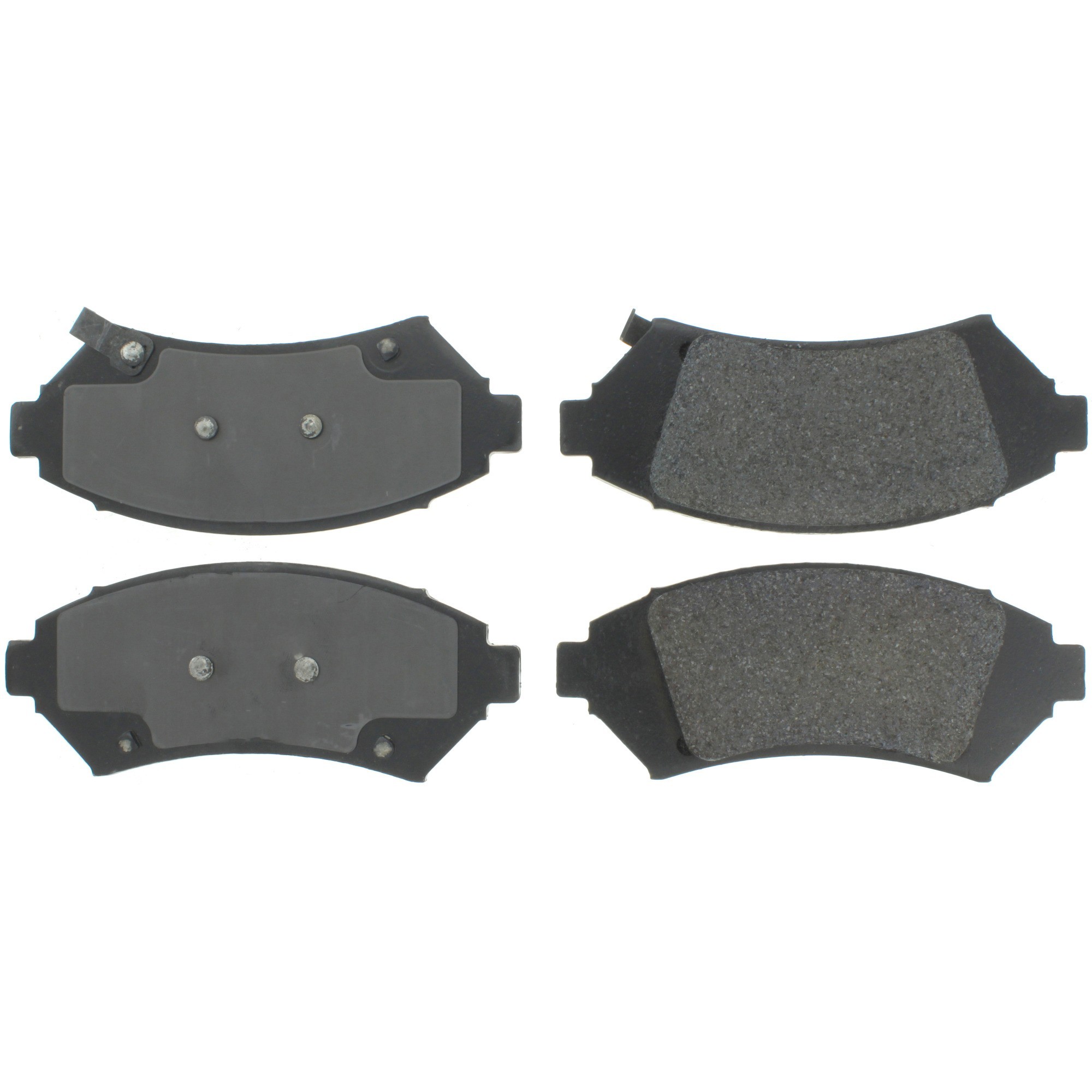 Centric Premium Semi-Metallic Brake Pads with Shims and Hardware