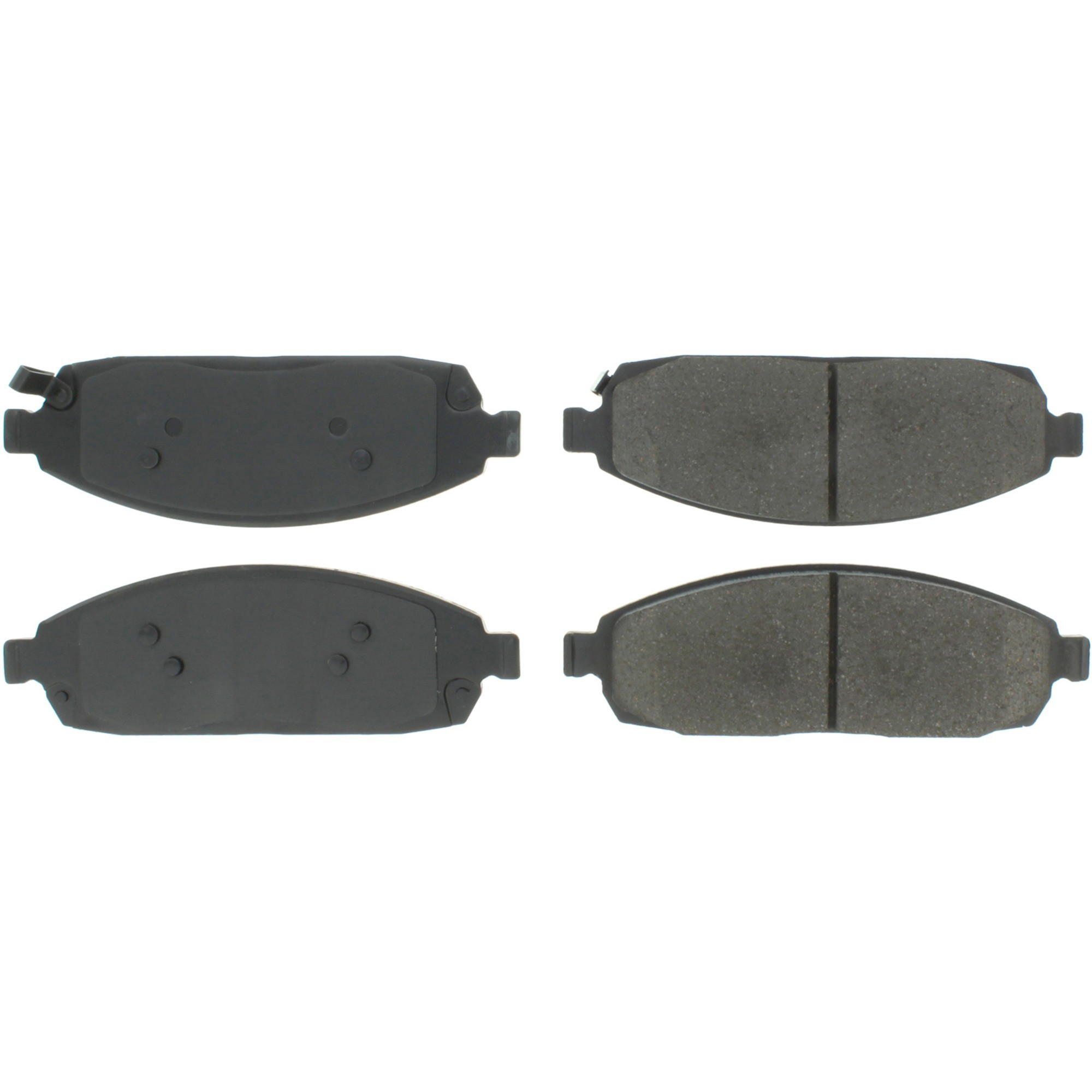 Centric Premium Semi-Metallic Brake Pads with Shims and Hardware