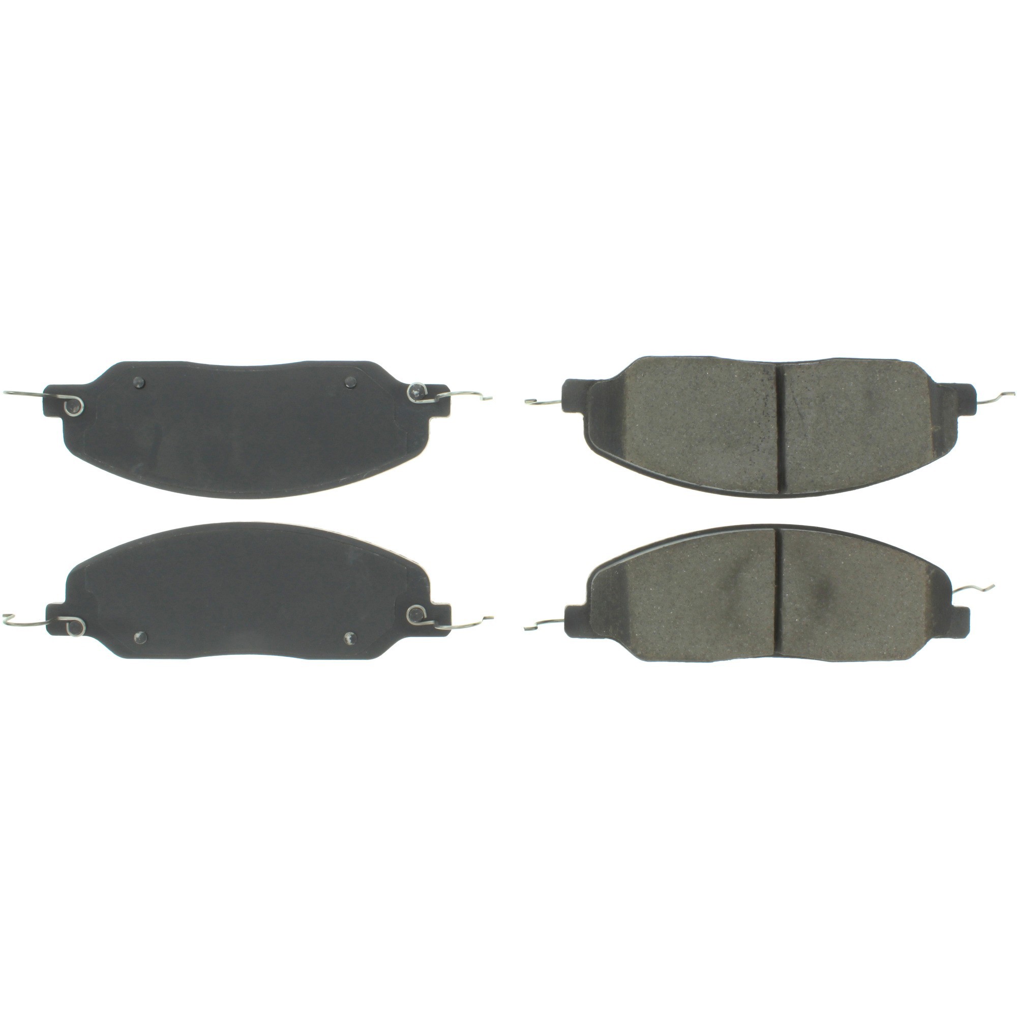 Centric Premium Semi-Metallic Brake Pads with Shims and Hardware