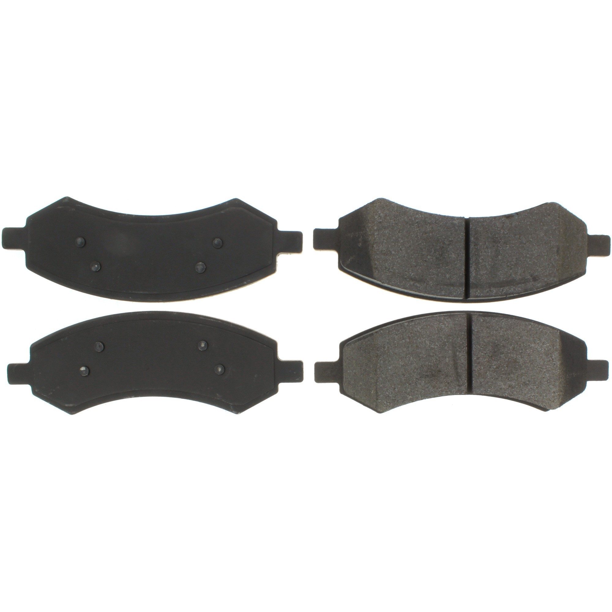 Centric Premium Semi-Metallic Brake Pads with Shims and Hardware