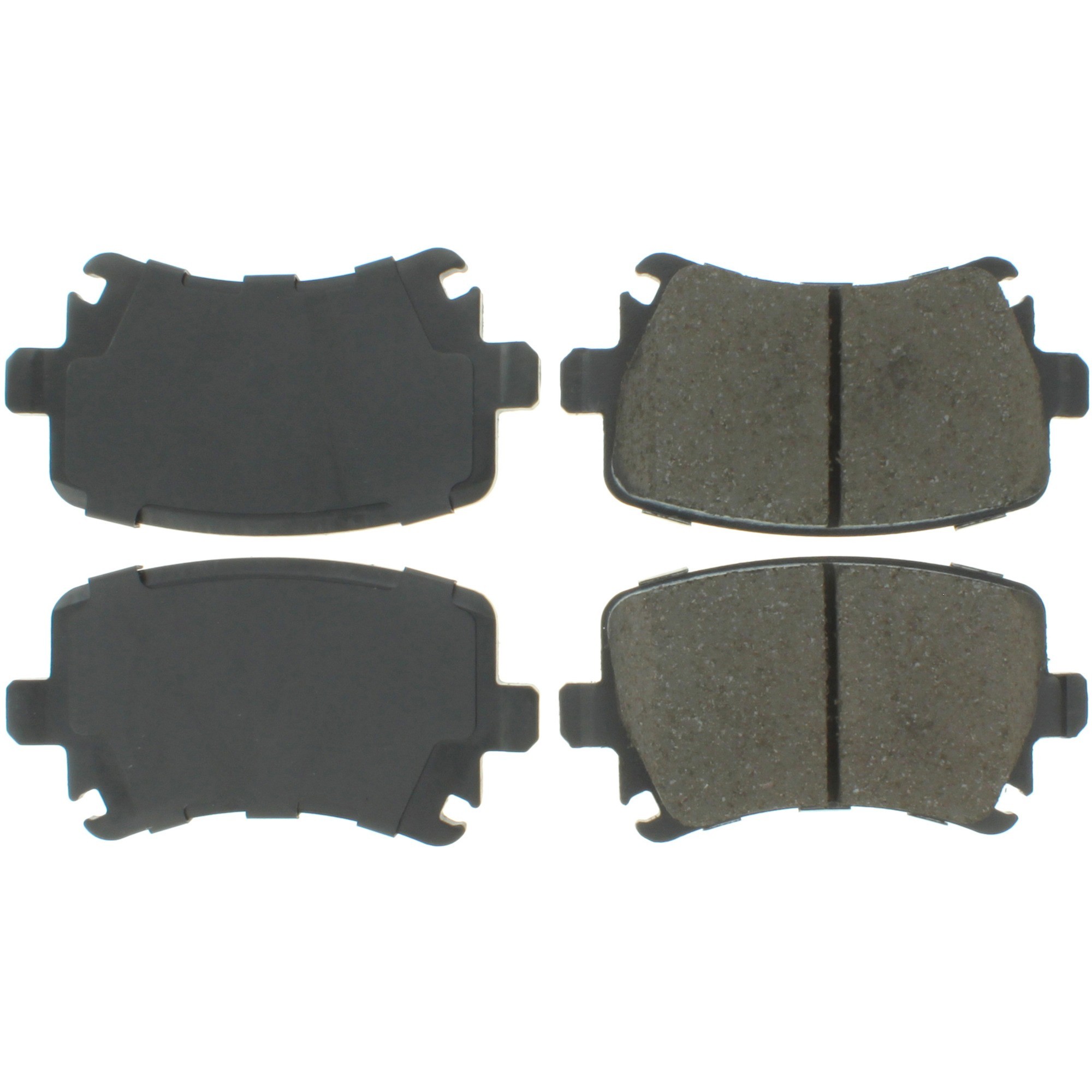 Centric Premium Semi-Metallic Brake Pads with Shims and Hardware