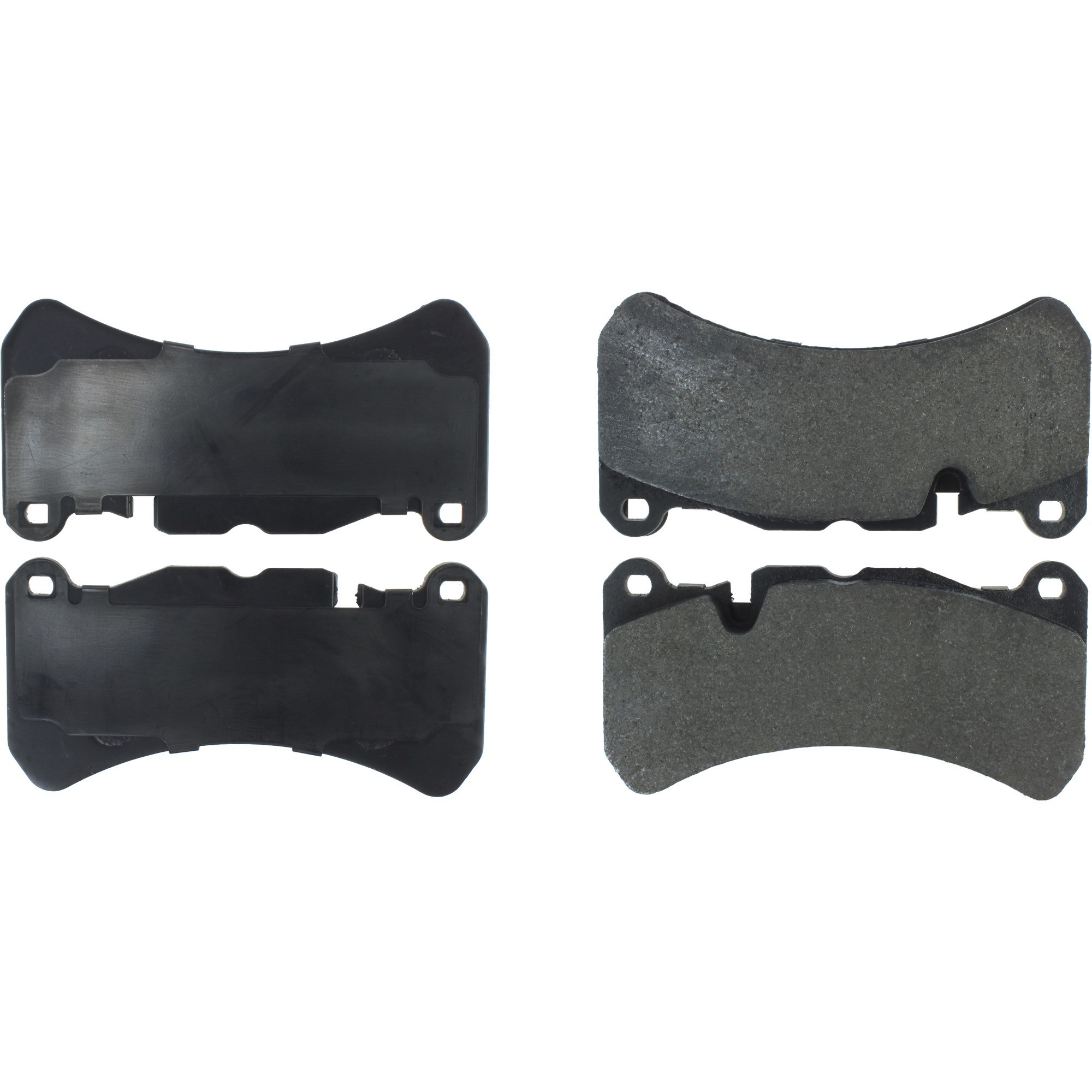 Centric Premium Semi-Metallic Brake Pads with Shims and Hardware