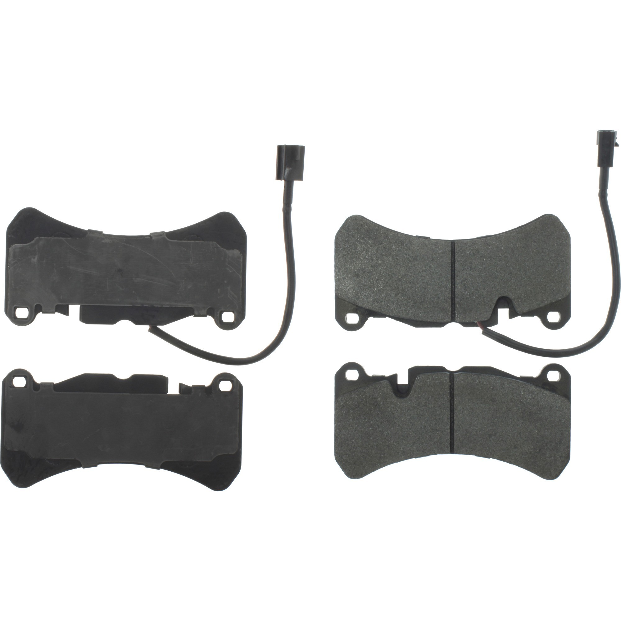 Centric Premium Semi-Metallic Brake Pads with Shims