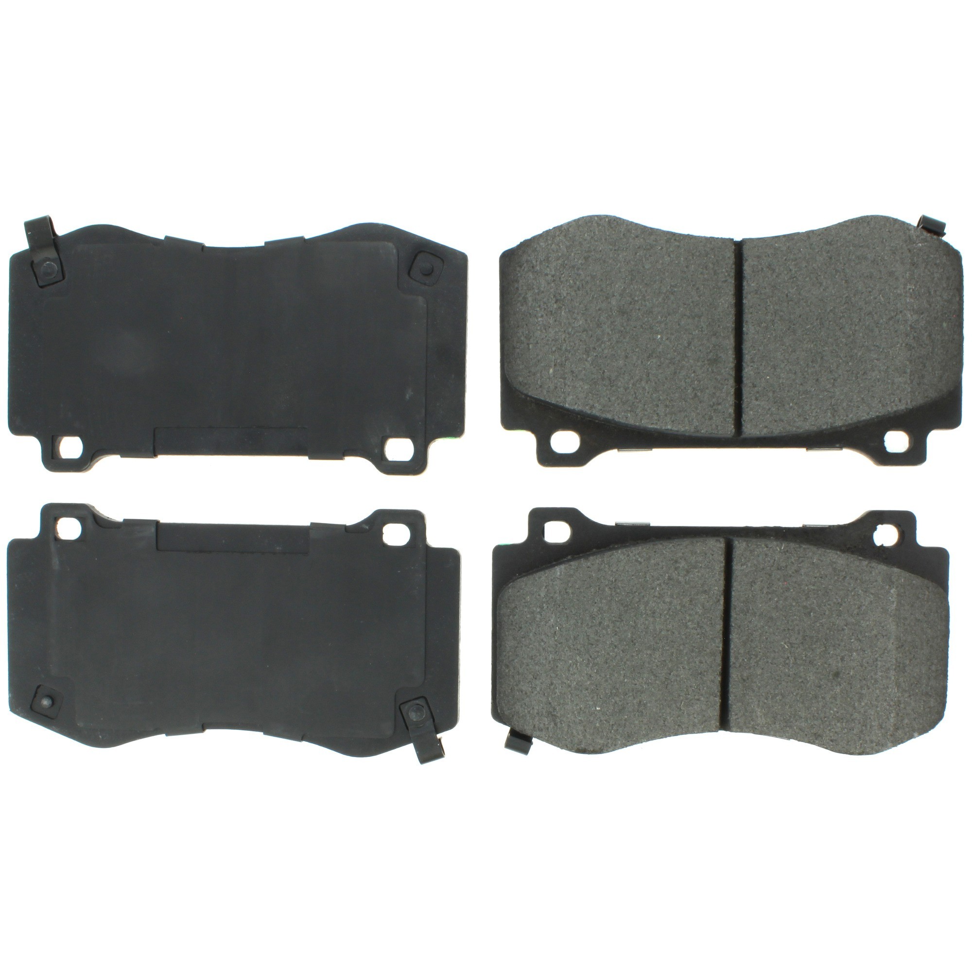 Centric Premium Semi-Metallic Brake Pads with Shims and Hardware