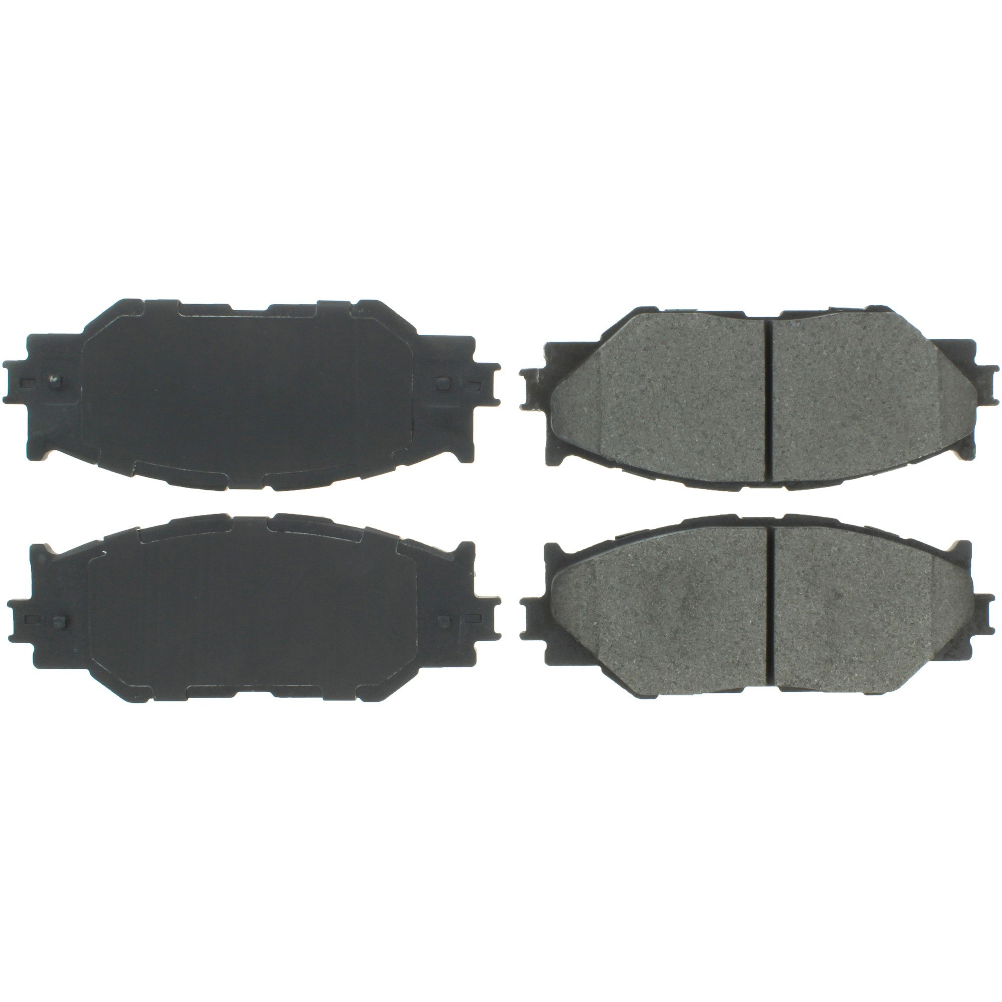 Centric Premium Semi-Metallic Brake Pads with Shims and Hardware