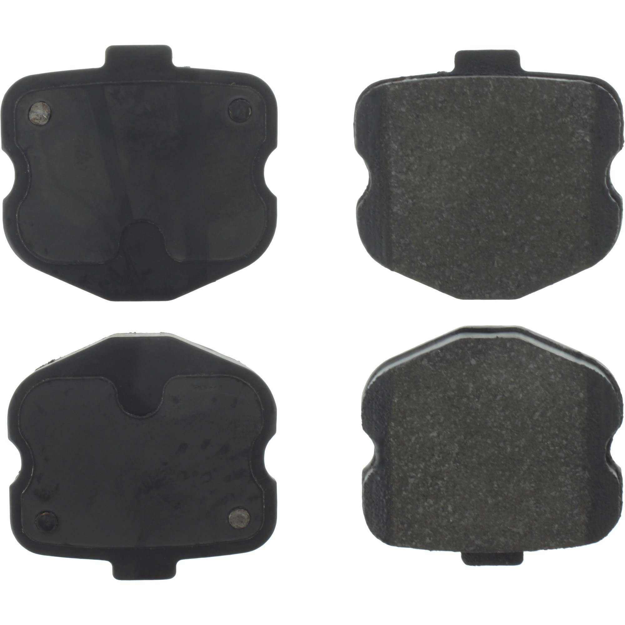 Centric Premium Semi-Metallic Brake Pads with Shims
