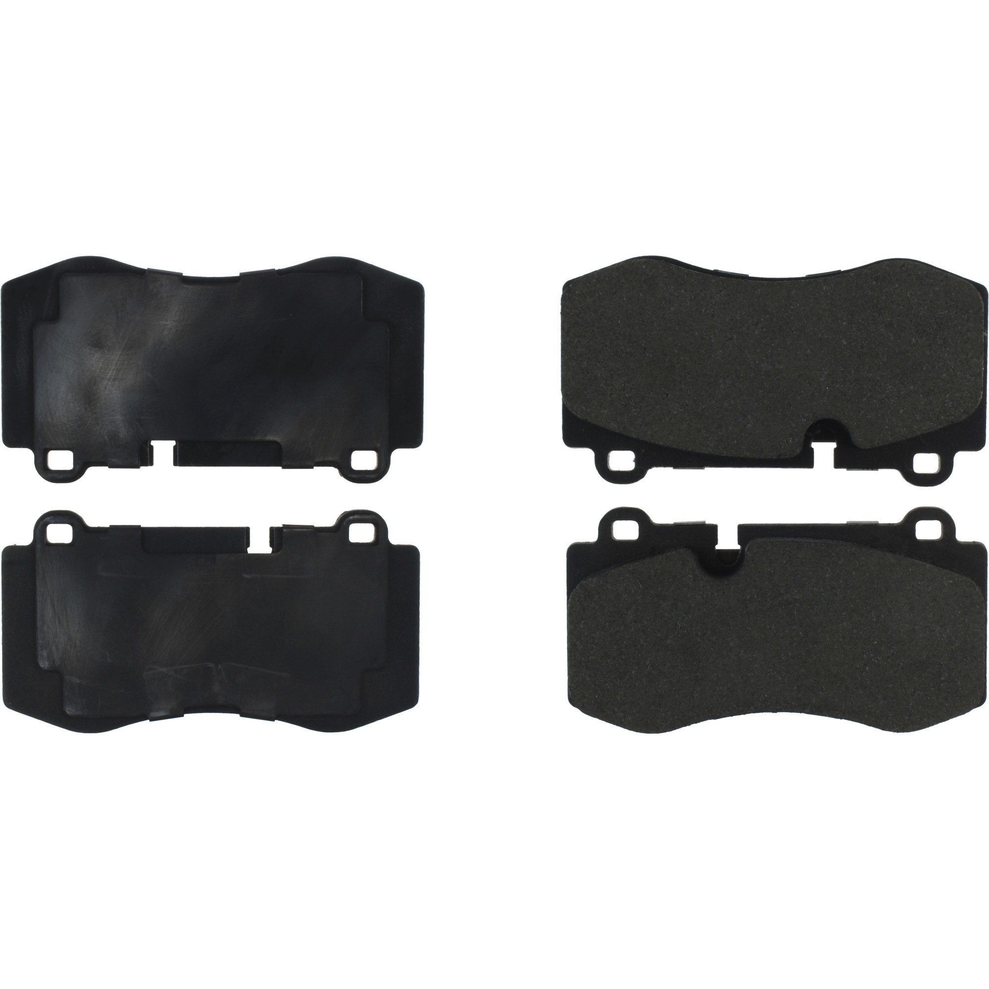 Centric Premium Semi-Metallic Brake Pads with Shims and Hardware