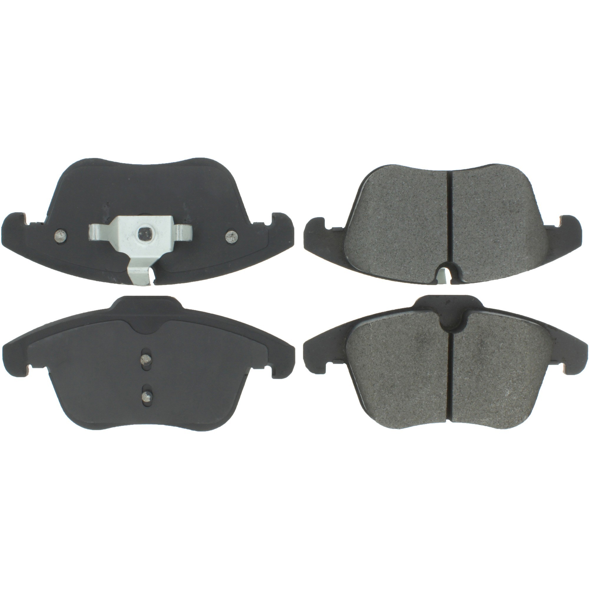 Centric Premium Semi-Metallic Brake Pads with Shims and Hardware