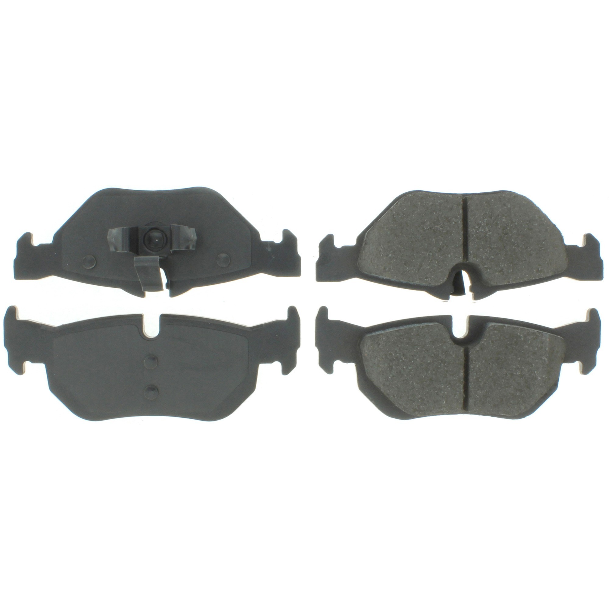 Centric Premium Semi-Metallic Brake Pads with Shims and Hardware