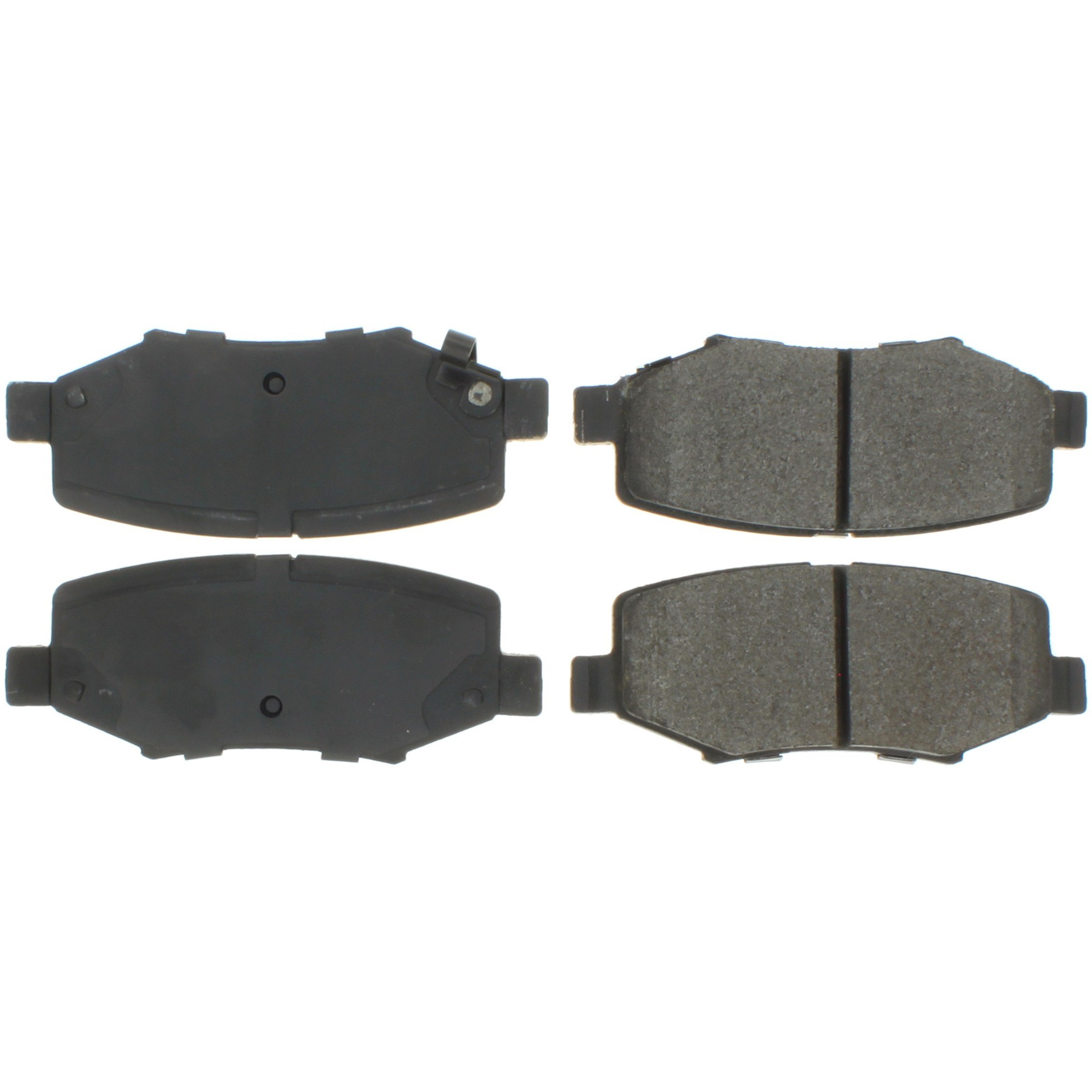 Centric Premium Semi-Metallic Brake Pads with Shims and Hardware