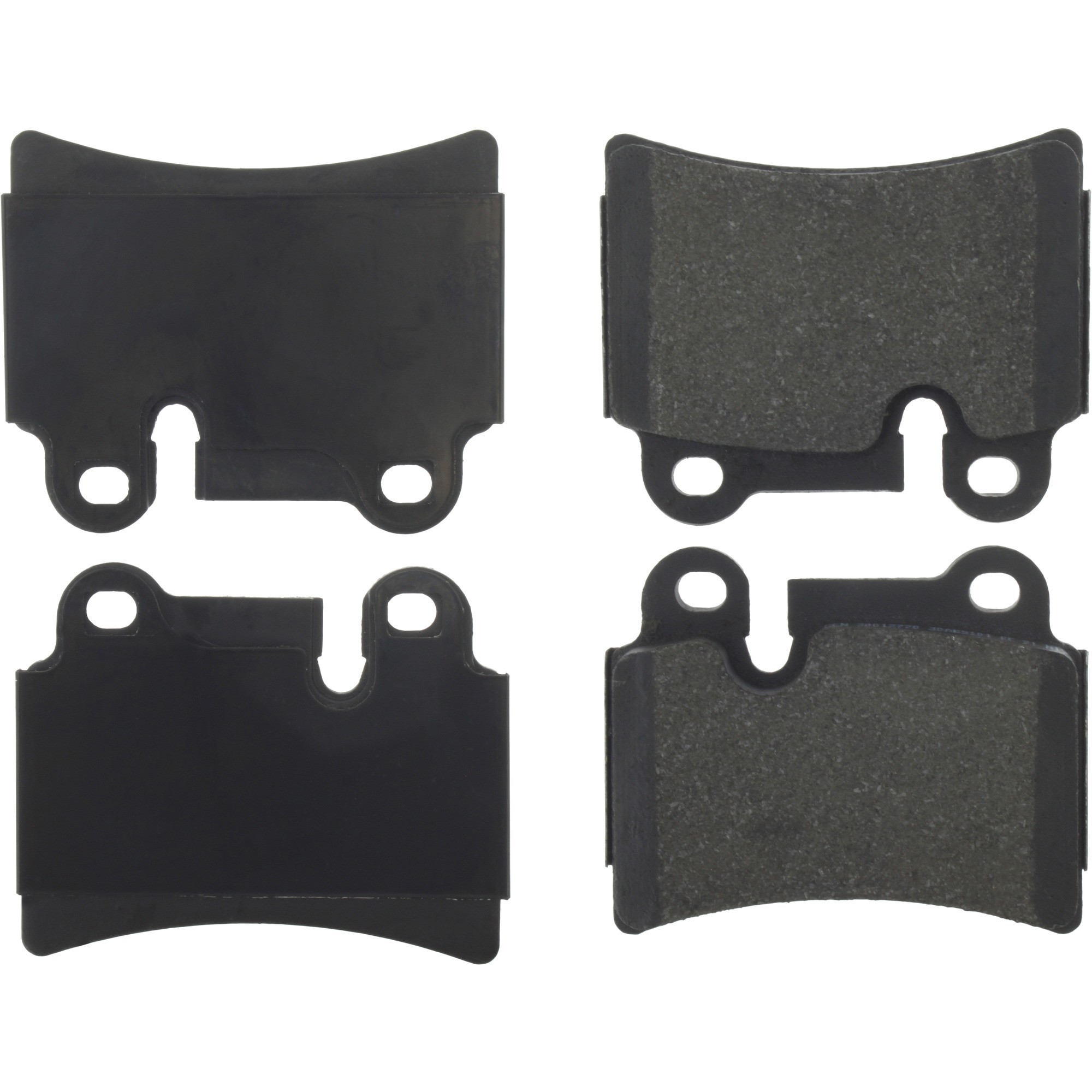 Centric Premium Semi-Metallic Brake Pads with Shims and Hardware