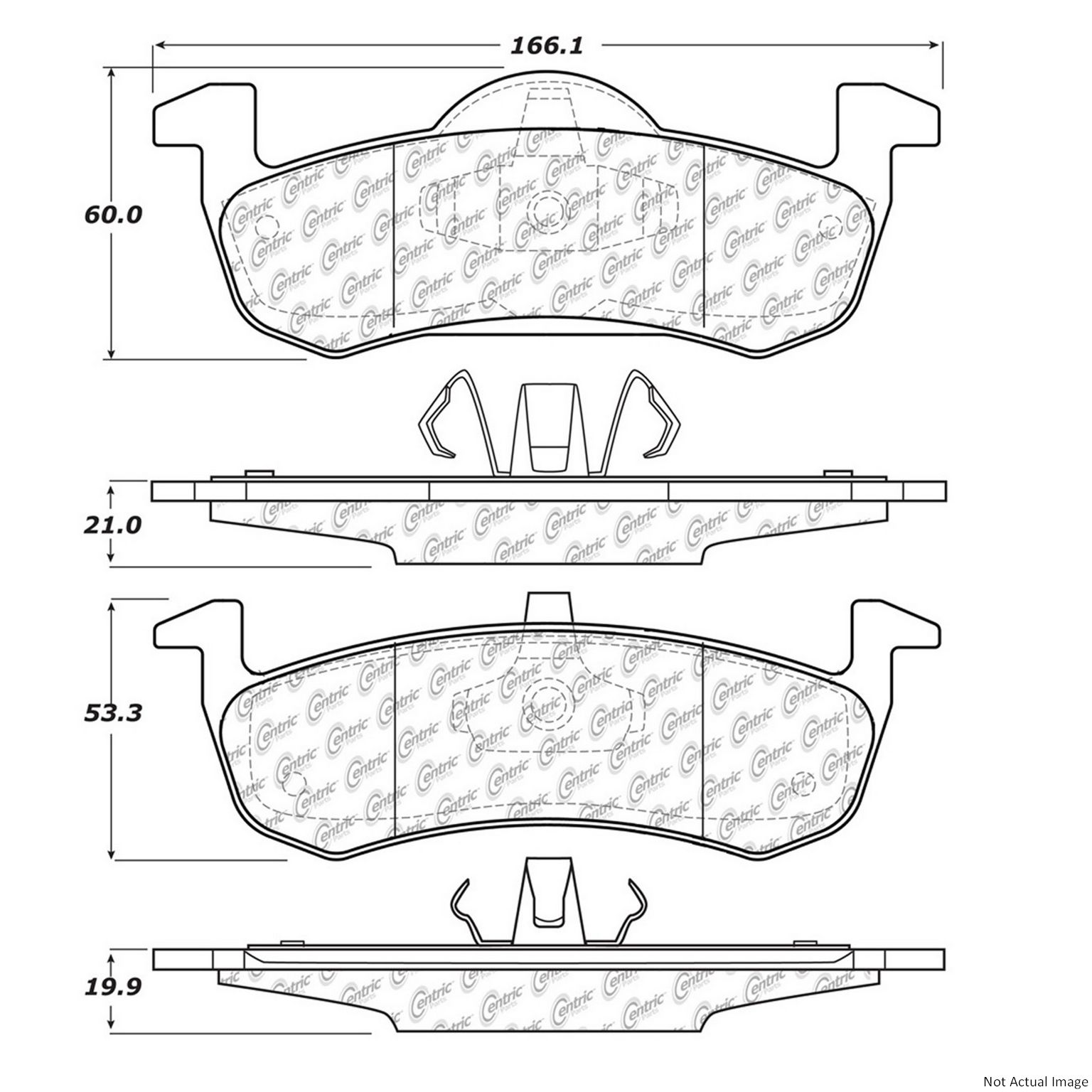 PREM METALLIC BRAKE PAD SHIMS & HARDWARE
