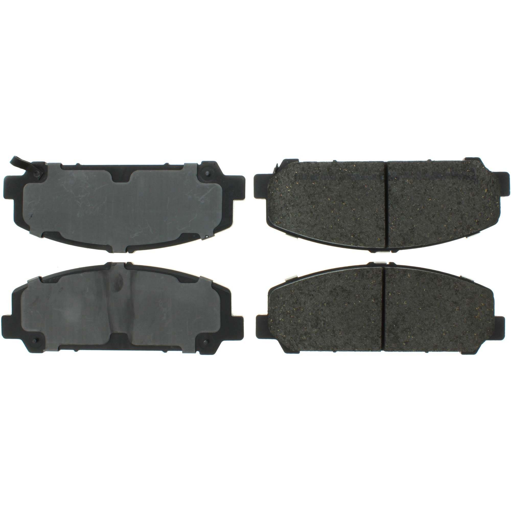 Centric Premium Semi-Metallic Brake Pads with Shims and Hardware