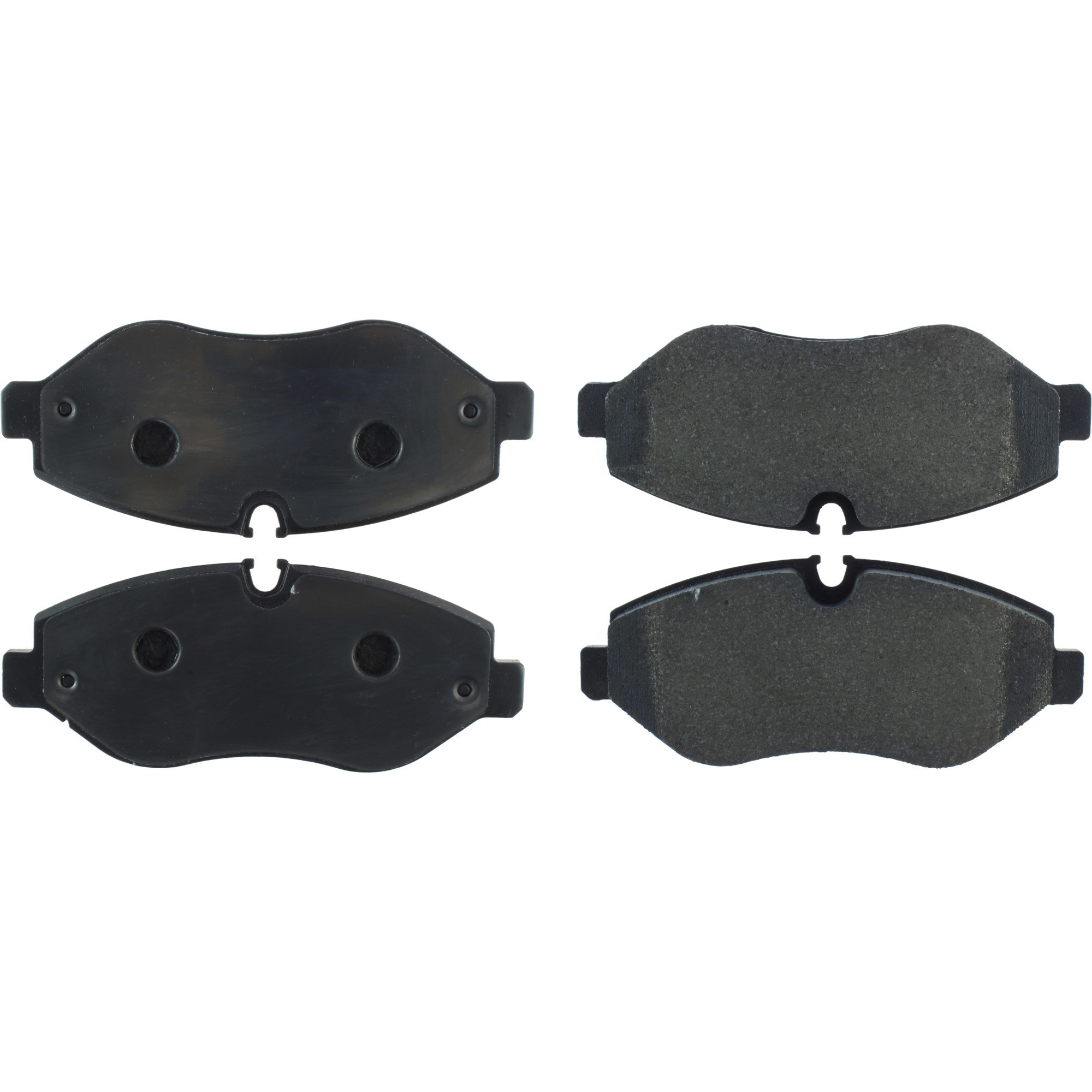 Centric Premium Semi-Metallic Brake Pads with Shims and Hardware