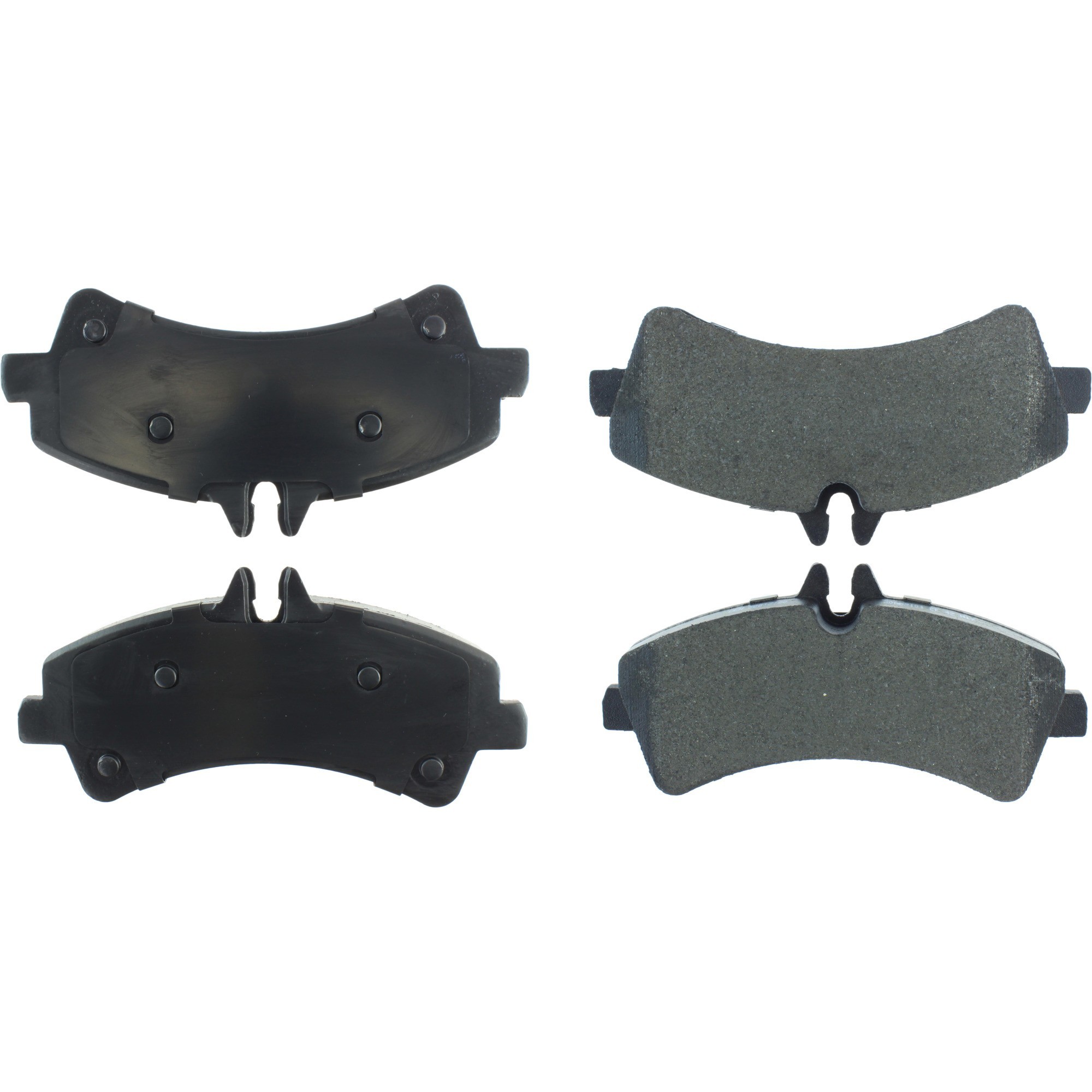 Centric Premium Semi-Metallic Brake Pads with Shims and Hardware