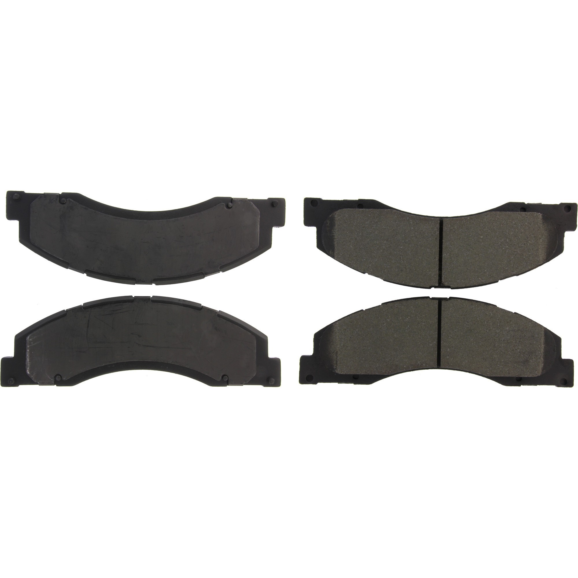 Centric Premium Semi-Metallic Brake Pads with Shims and Hardware