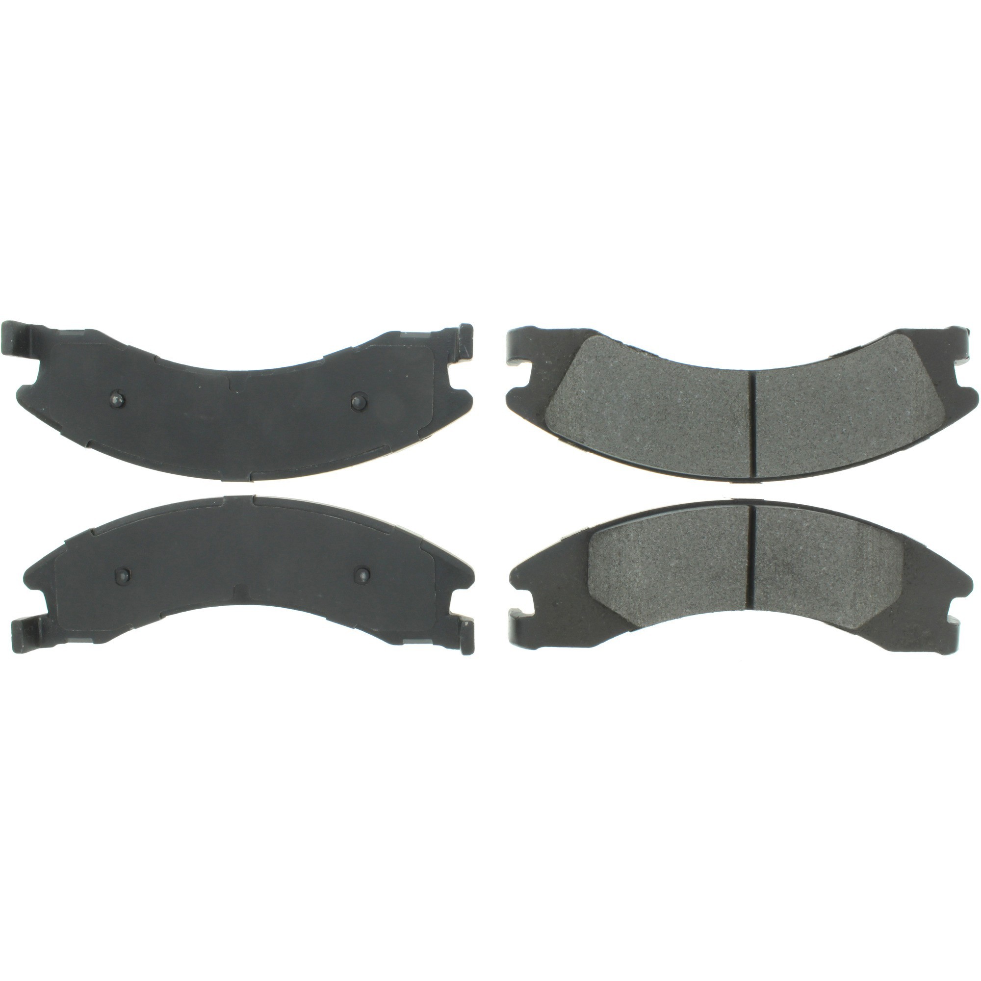 Centric Premium Semi-Metallic Brake Pads with Shims and Hardware