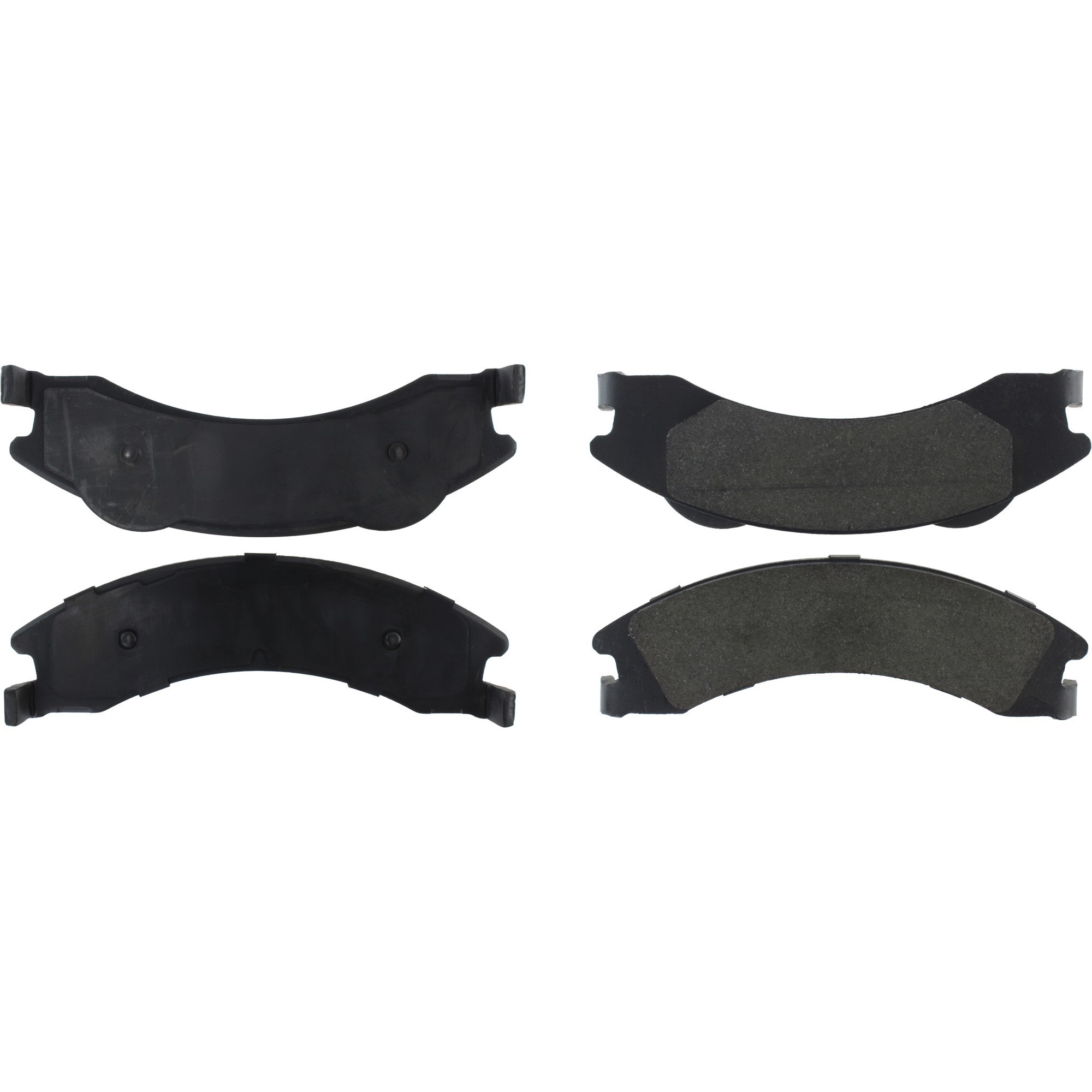 Centric Premium Semi-Metallic Brake Pads with Shims and Hardware