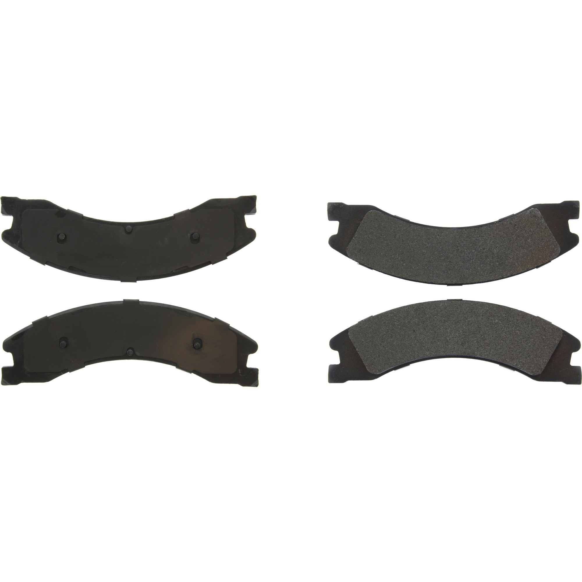 Centric Premium Semi-Metallic Brake Pads with Shims and Hardware