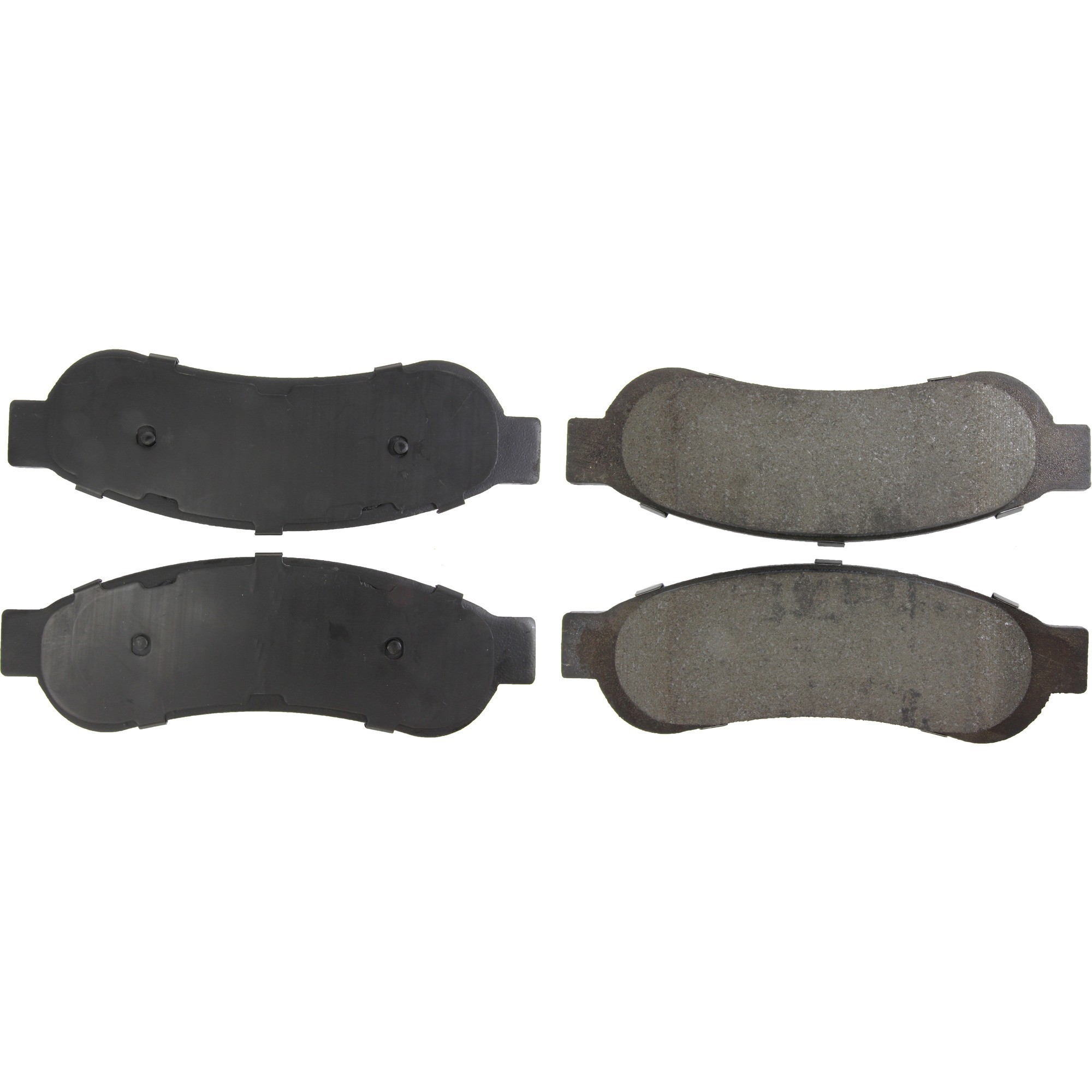 Centric Premium Semi-Metallic Brake Pads with Shims and Hardware