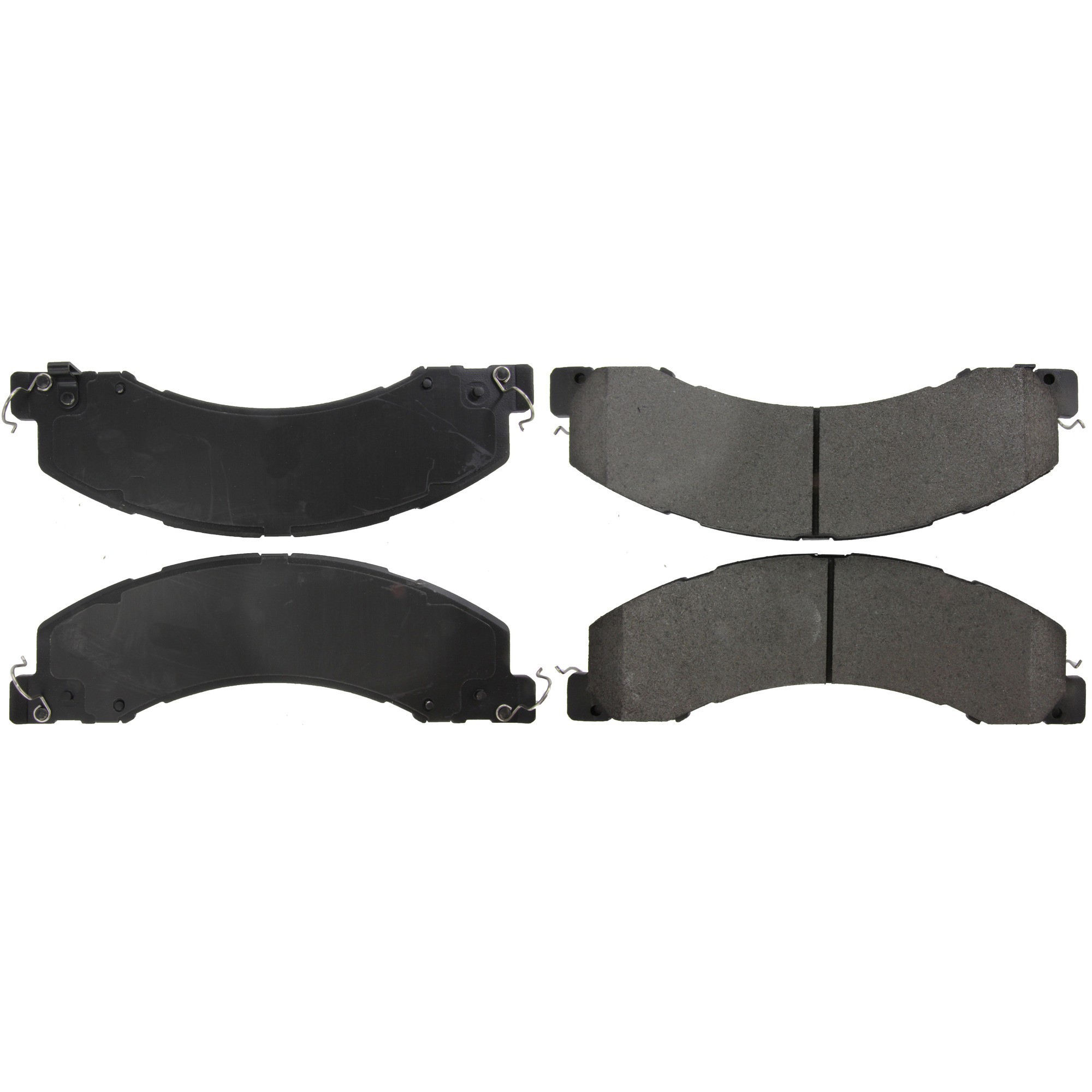 Centric Premium Semi-Metallic Brake Pads with Shims and Hardware