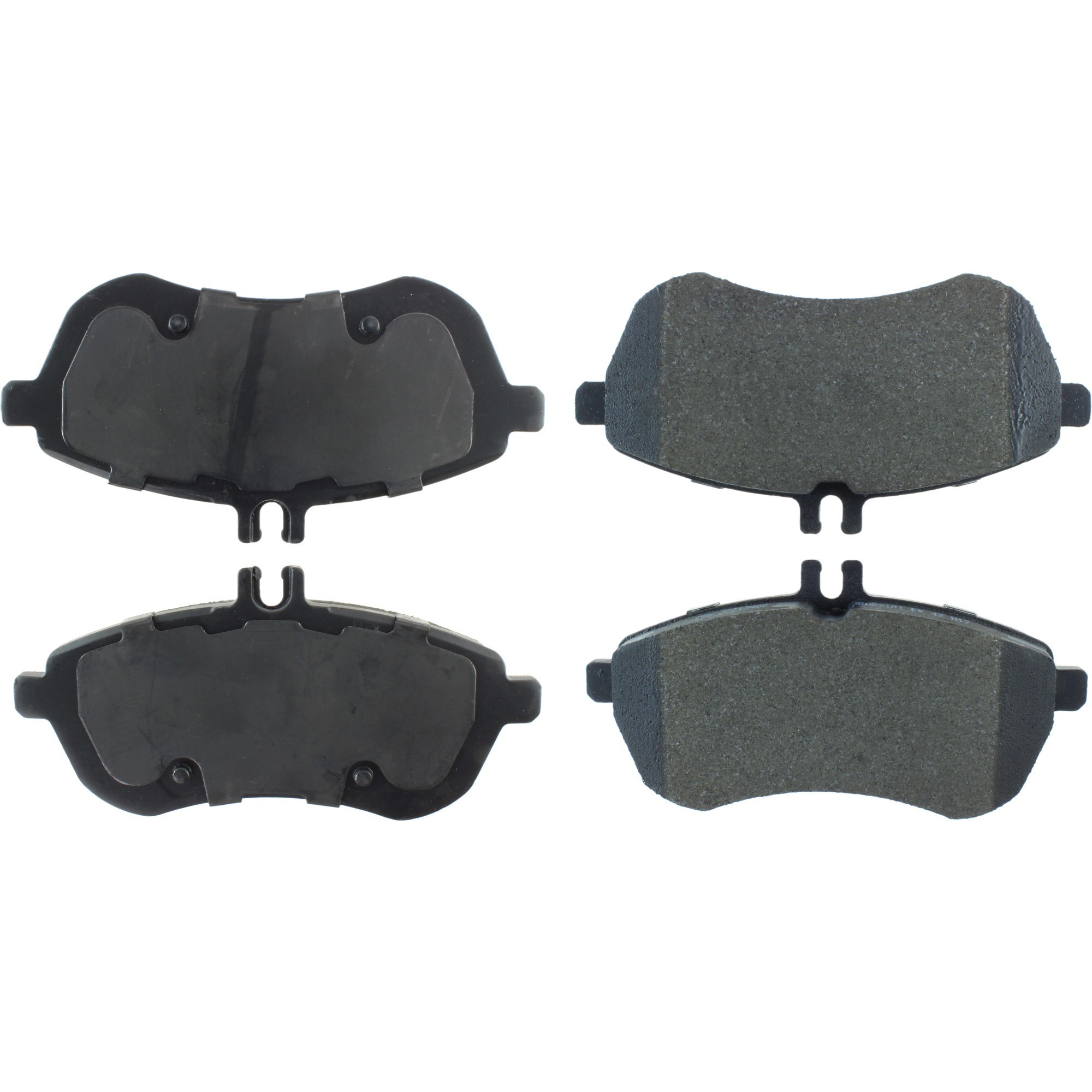 Centric Premium Semi-Metallic Brake Pads with Shims and Hardware
