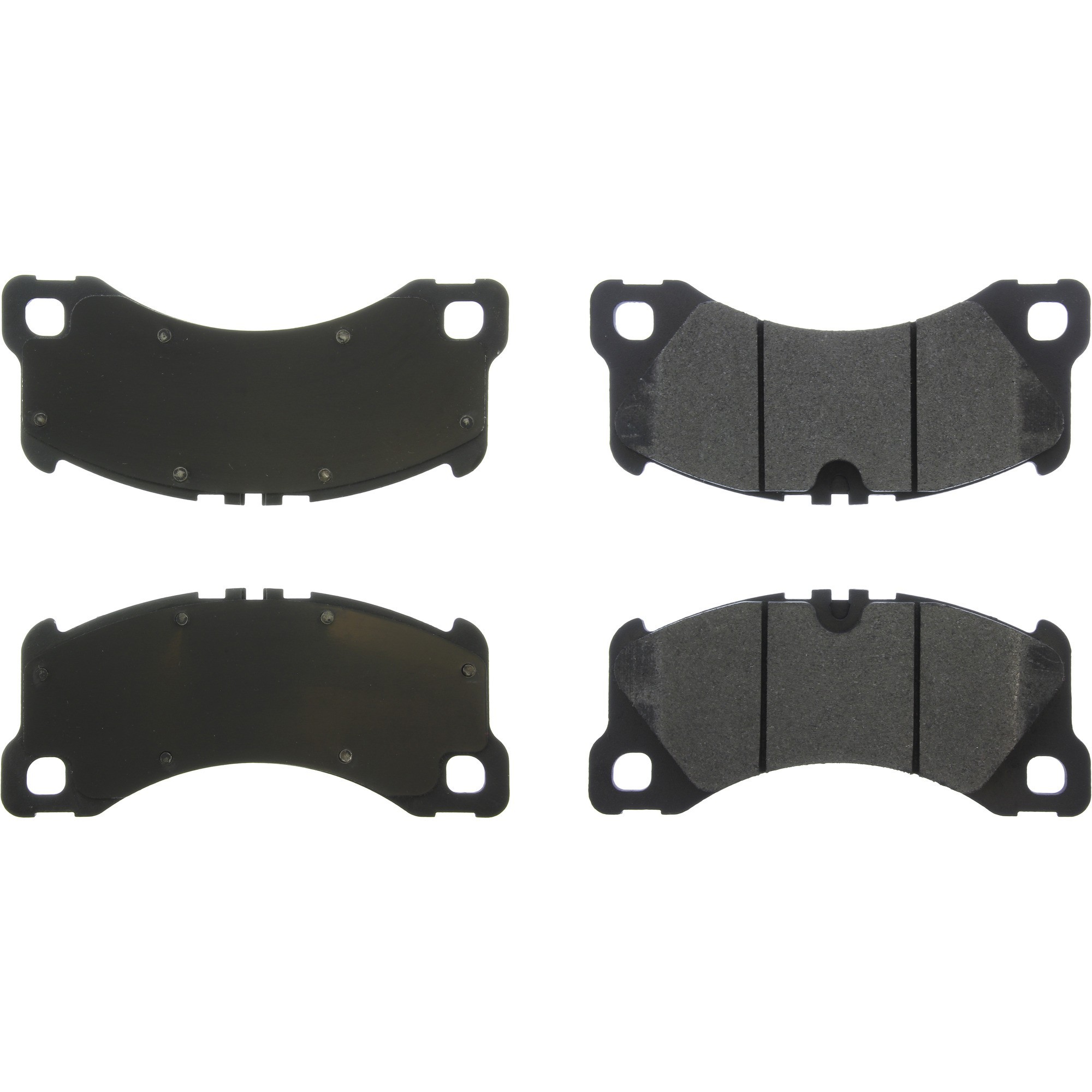 Centric Premium Semi-Metallic Brake Pads with Shims and Hardware