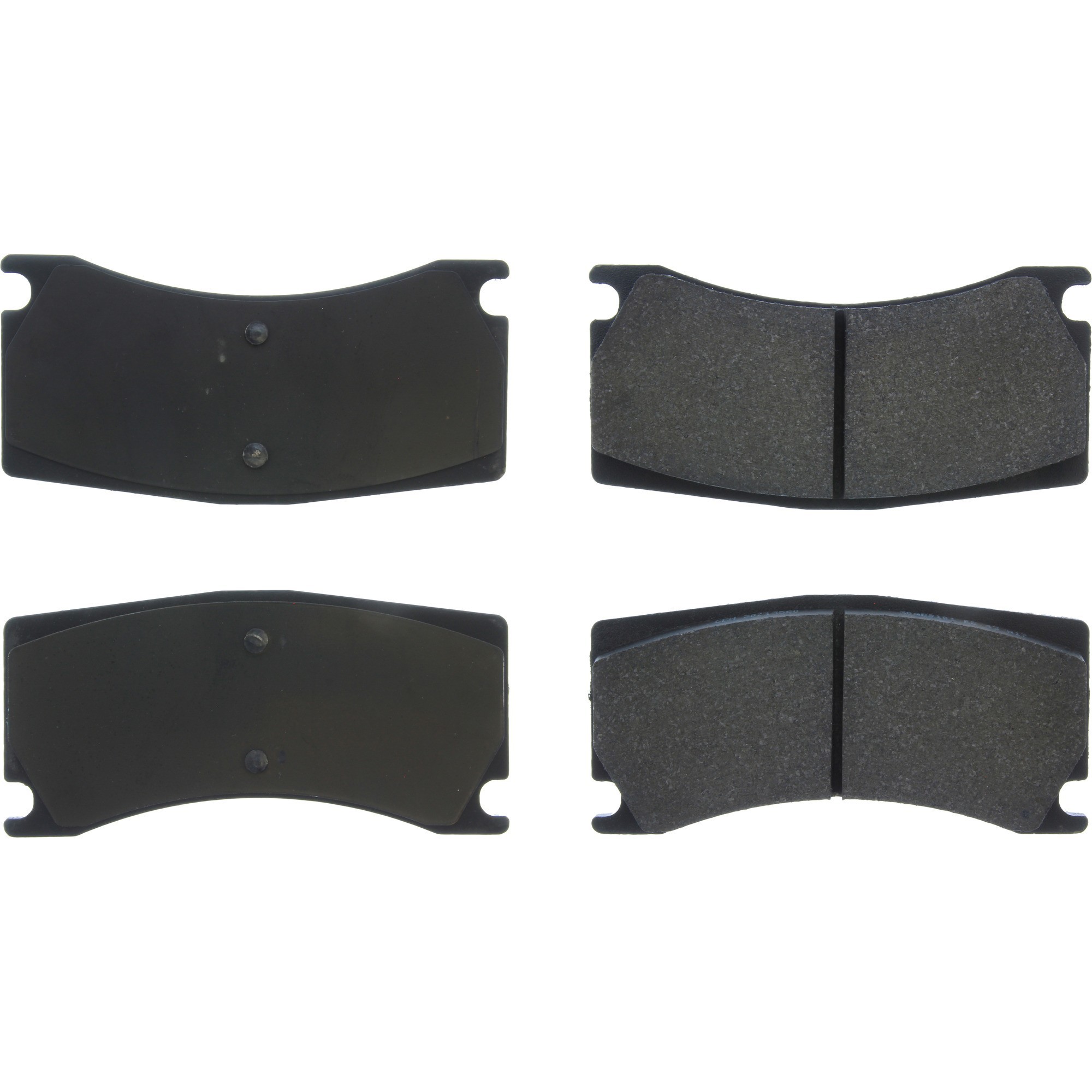 Centric Premium Semi-Metallic Brake Pads with Shims