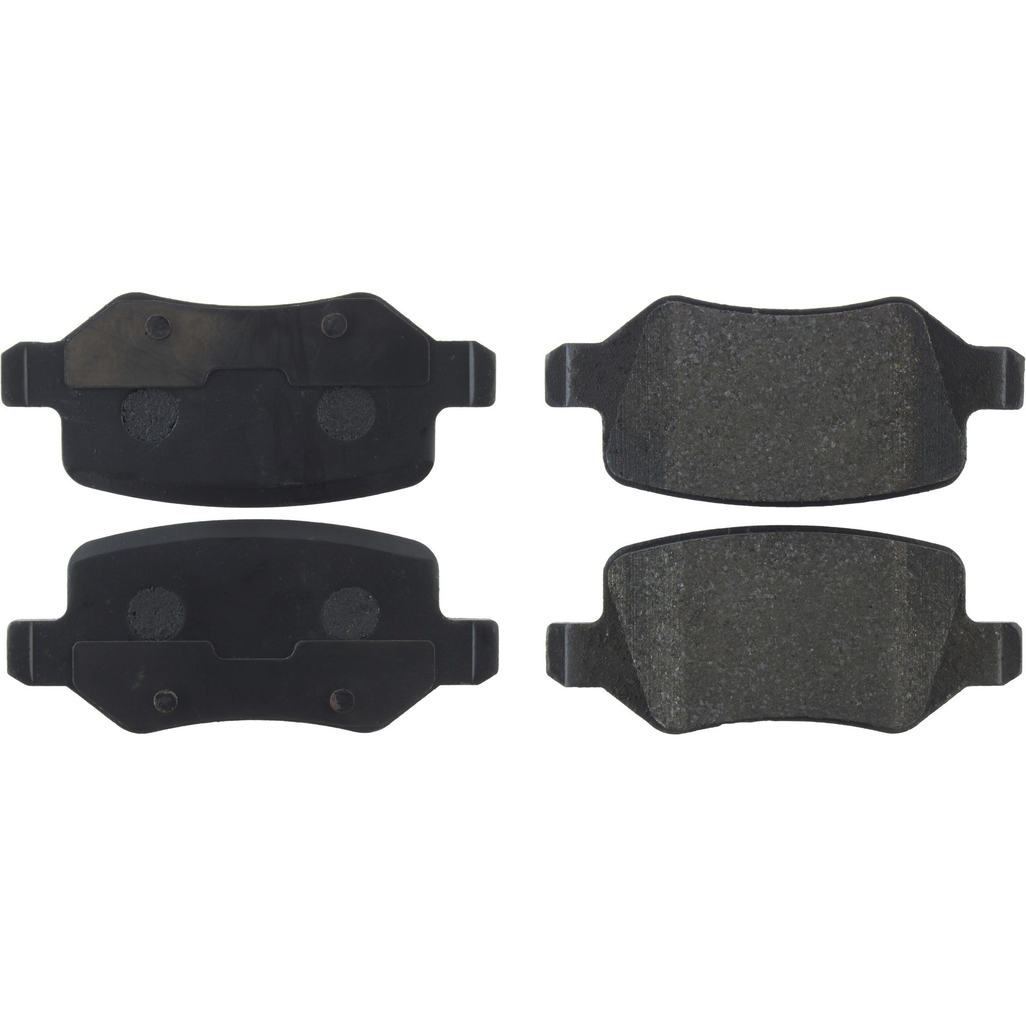 Centric Premium Semi-Metallic Brake Pads with Shims and Hardware