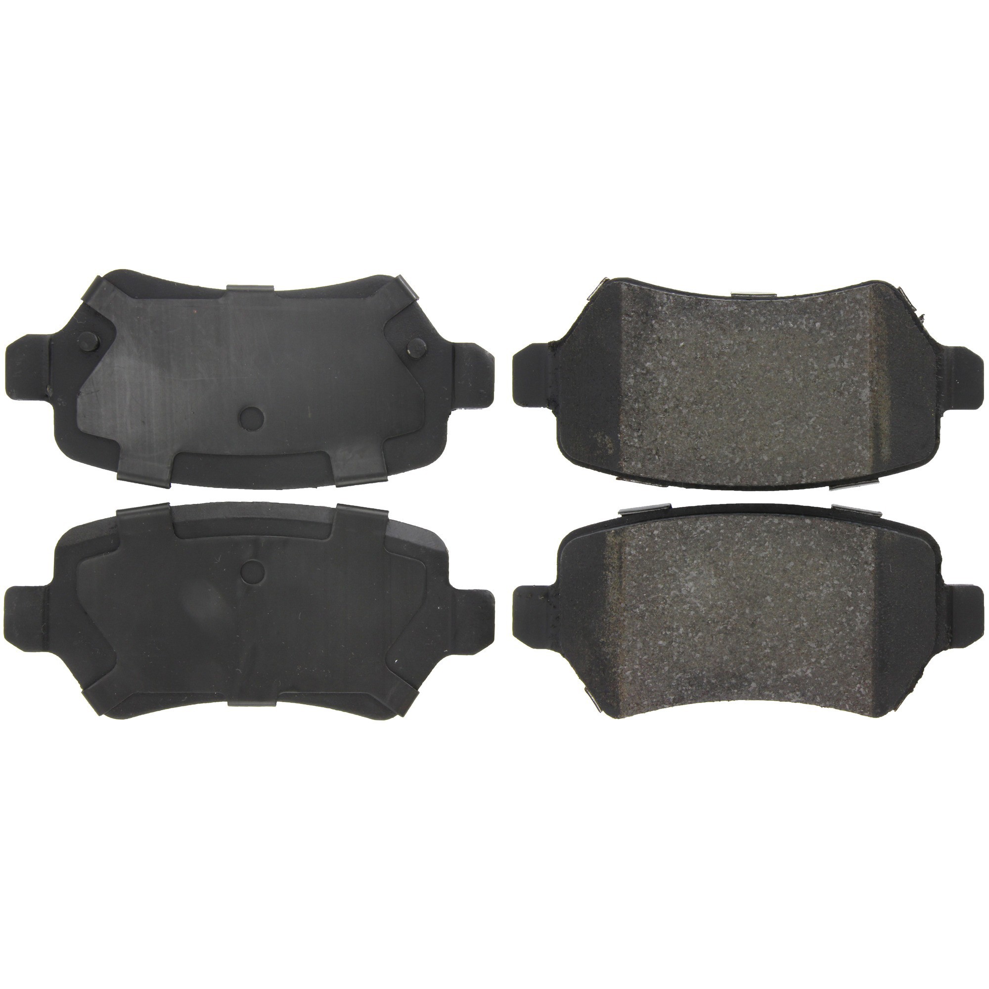Centric Premium Semi-Metallic Brake Pads with Shims and Hardware