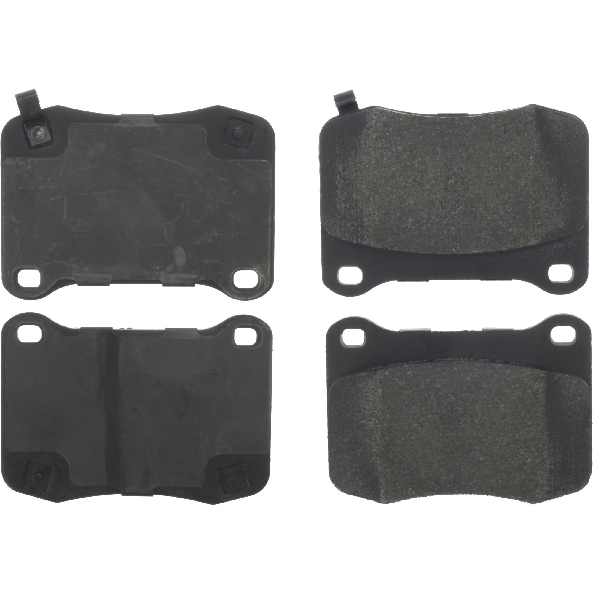 Centric Premium Semi-Metallic Brake Pads with Shims