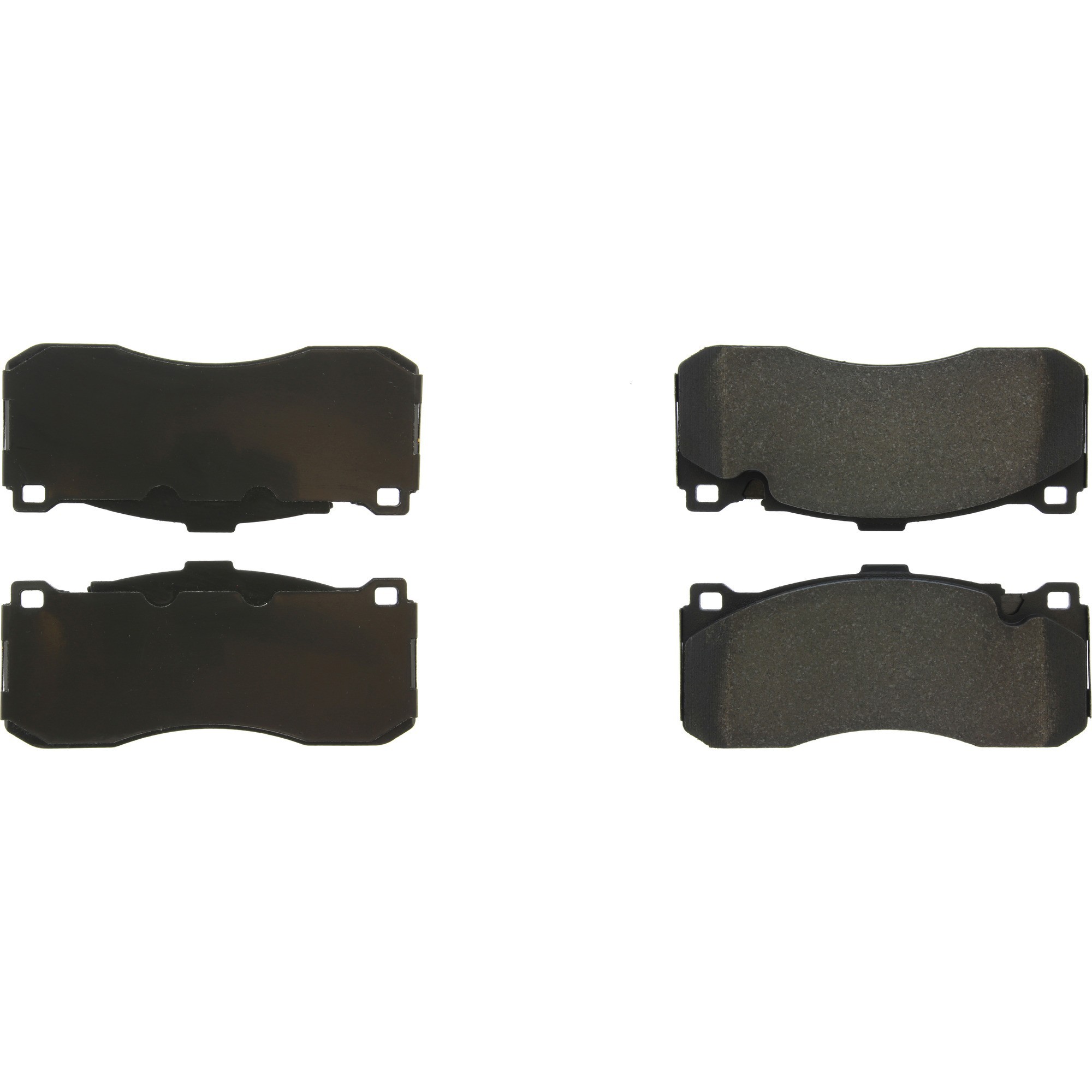 Centric Premium Semi-Metallic Brake Pads with Shims and Hardware