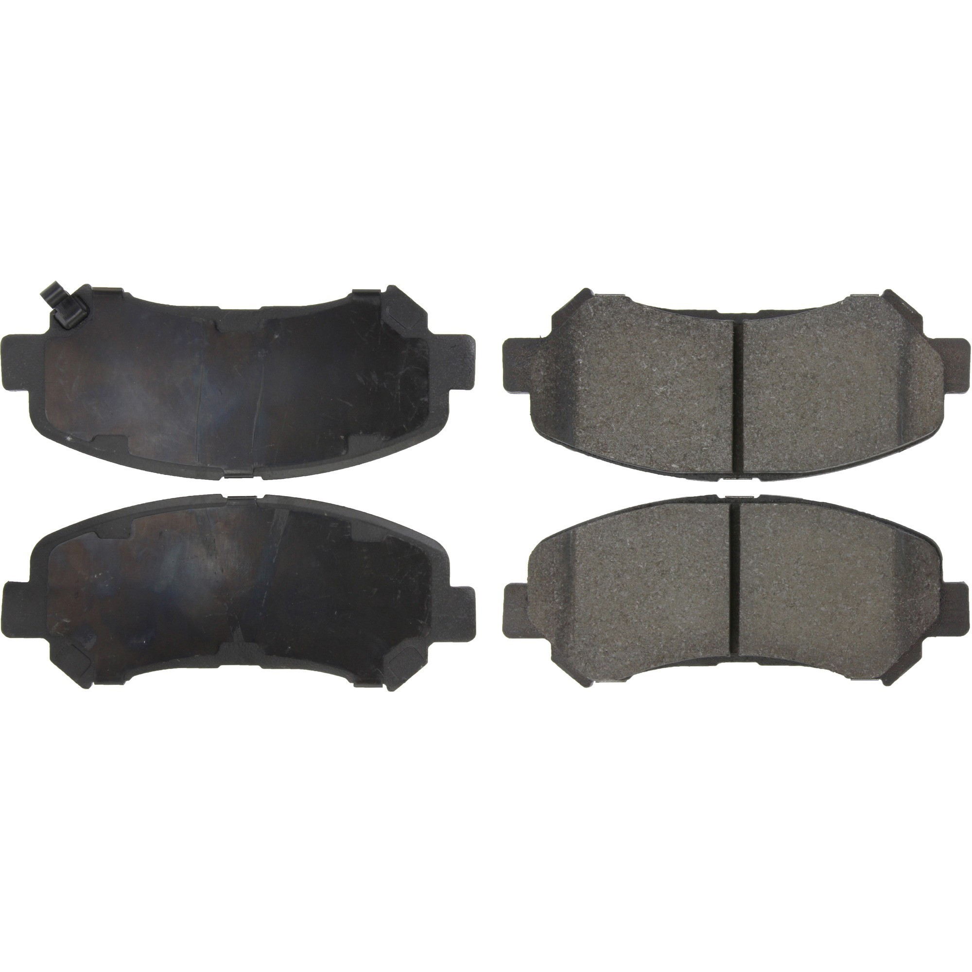 Centric Premium Semi-Metallic Brake Pads with Shims and Hardware