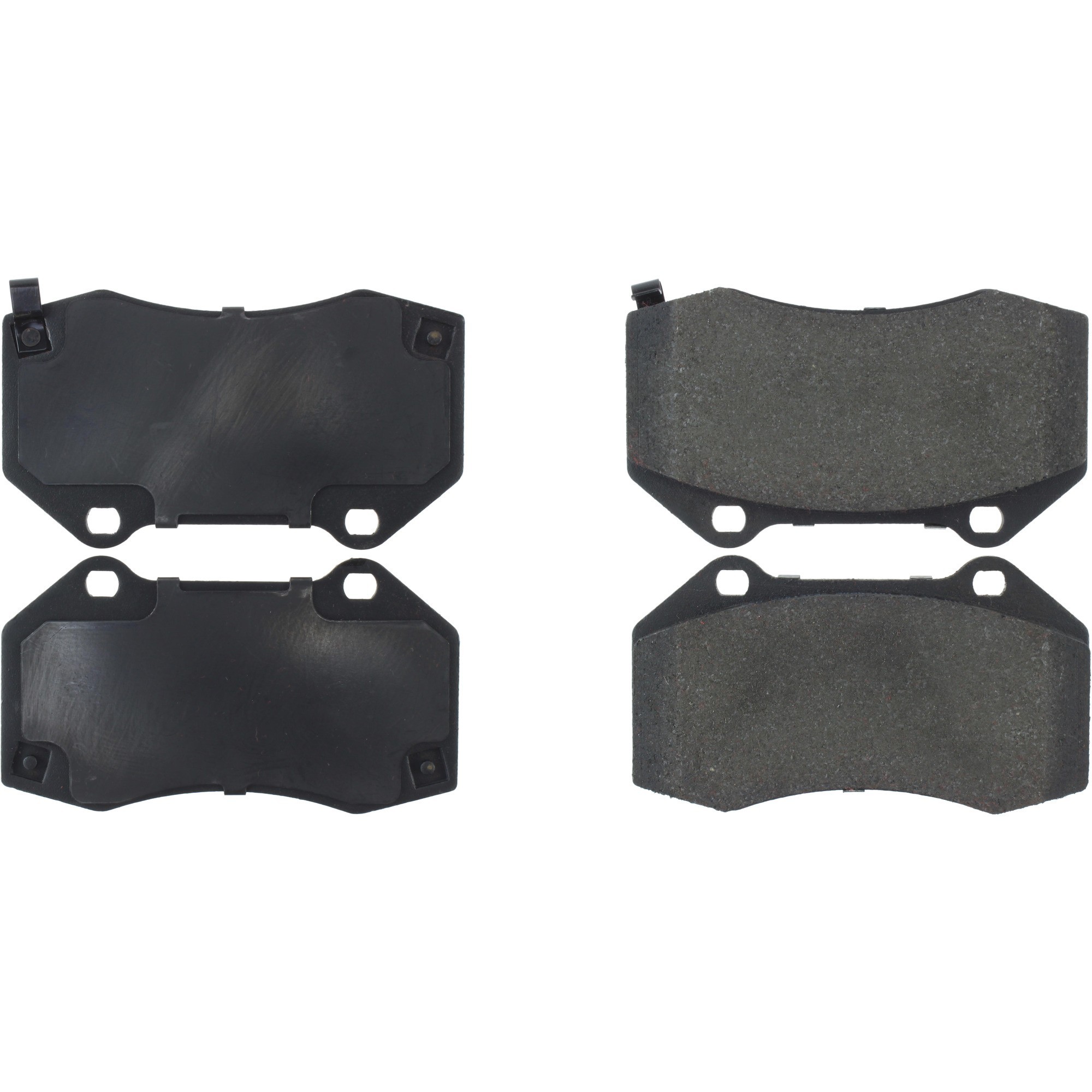 Centric Premium Semi-Metallic Brake Pads with Shims and Hardware