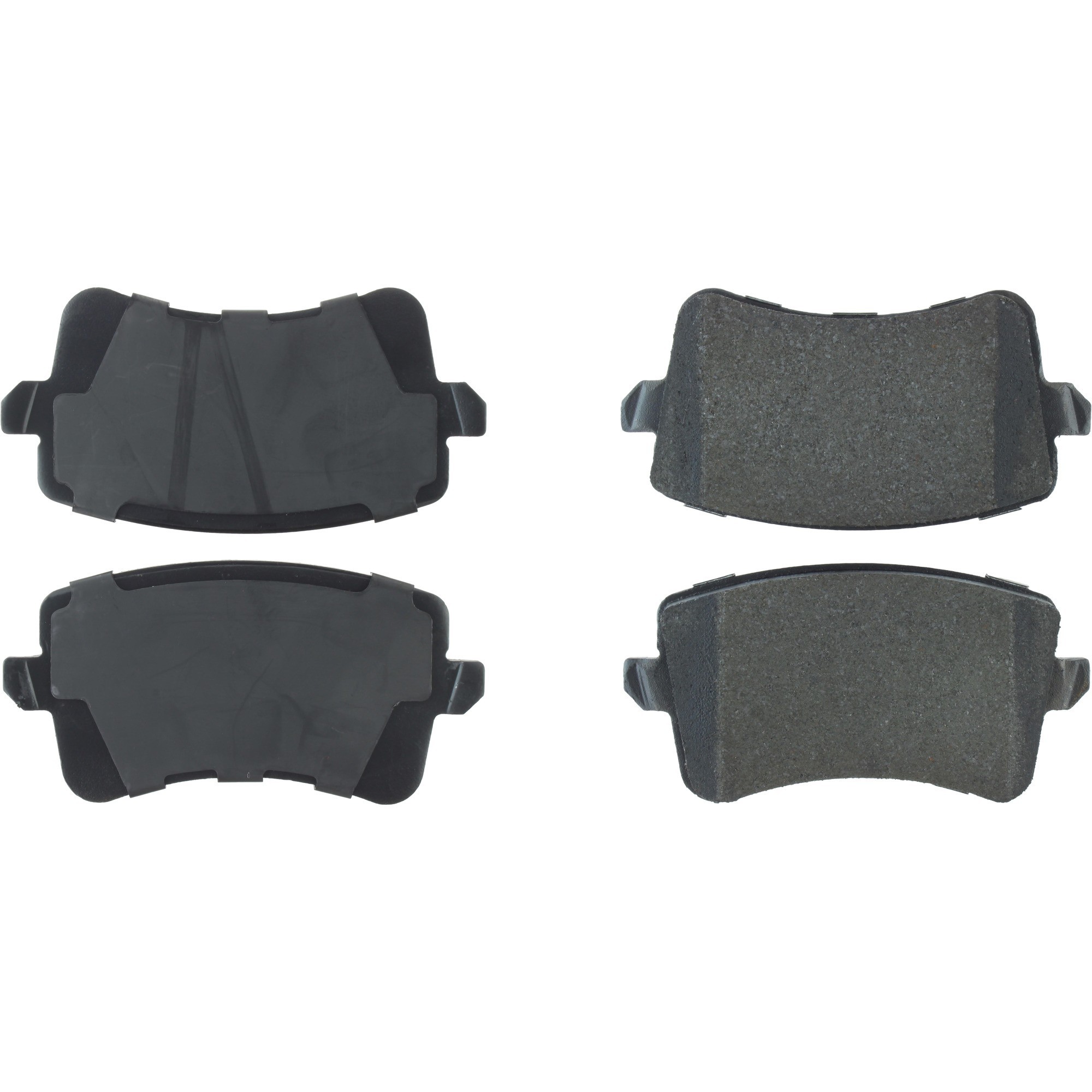 Centric Premium Semi-Metallic Brake Pads with Shims and Hardware