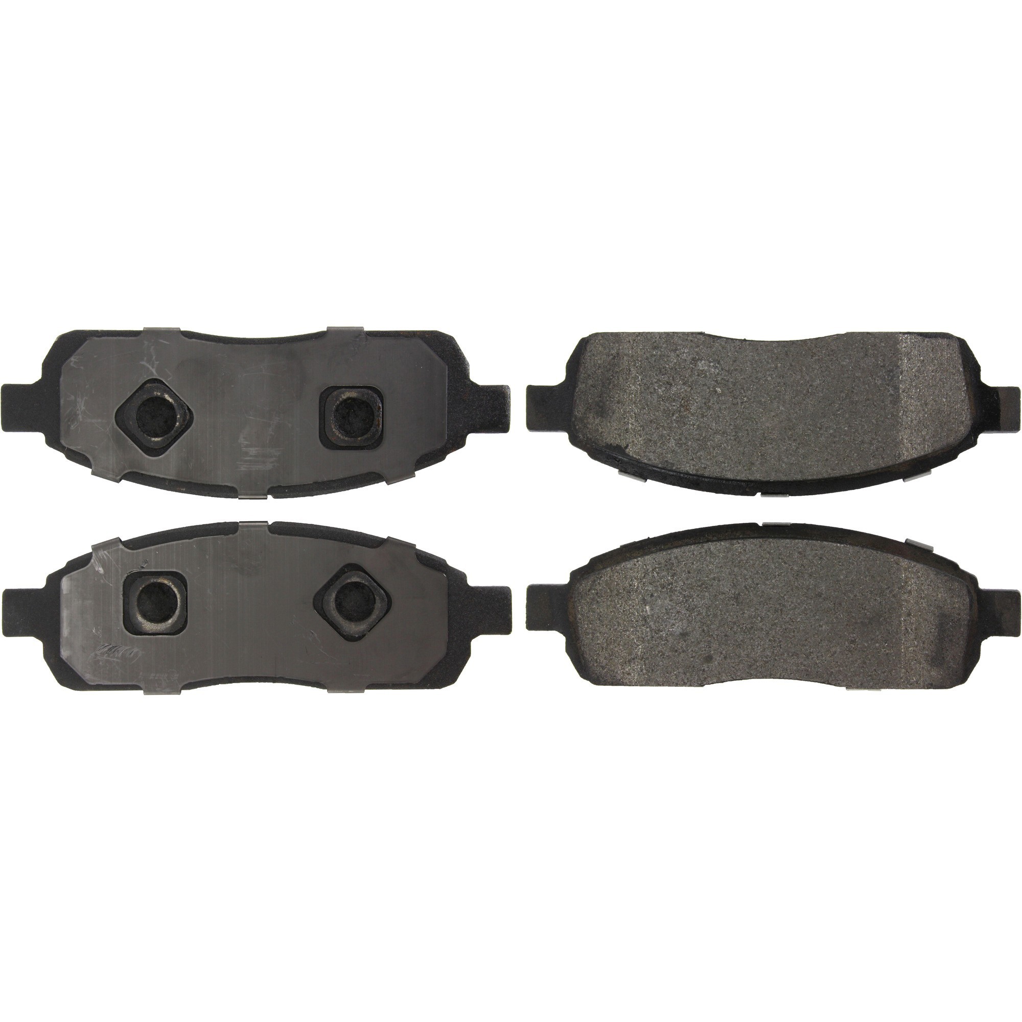 Centric Premium Semi-Metallic Brake Pads with Shims and Hardware