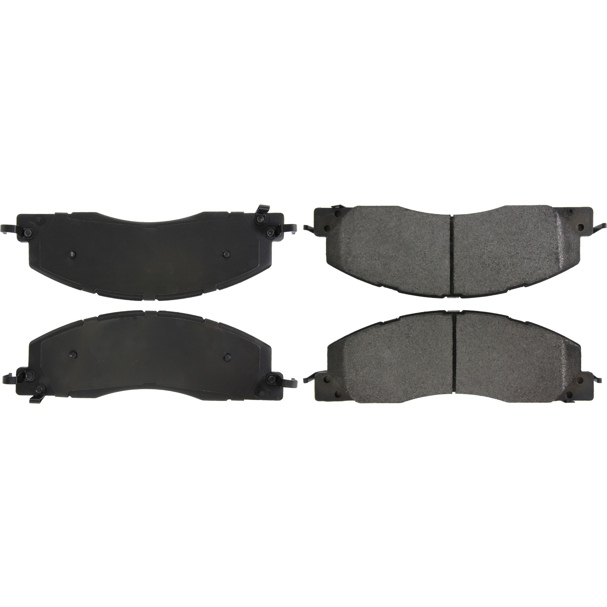 Centric Premium Semi-Metallic Brake Pads with Shims and Hardware