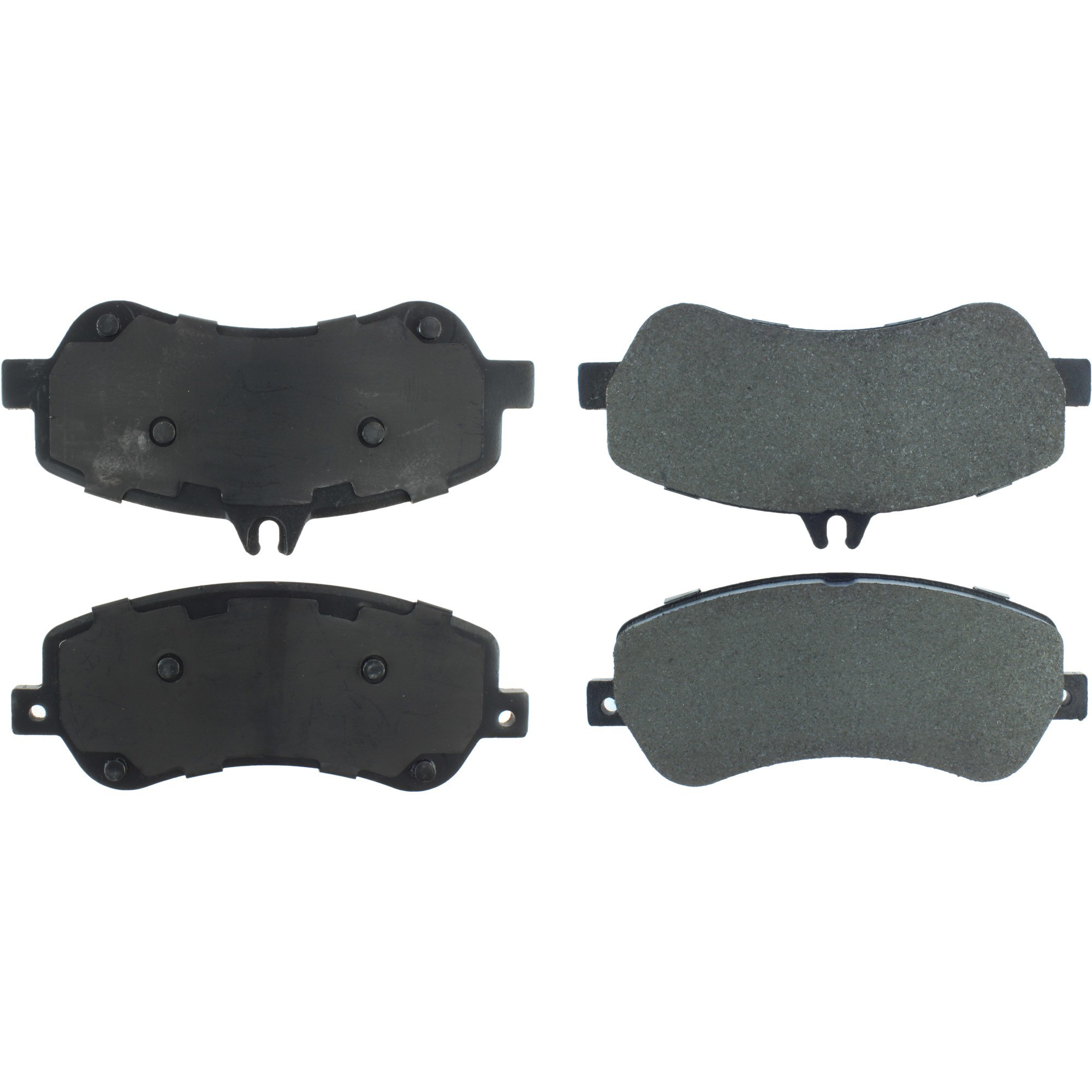 Centric Premium Semi-Metallic Brake Pads with Shims and Hardware