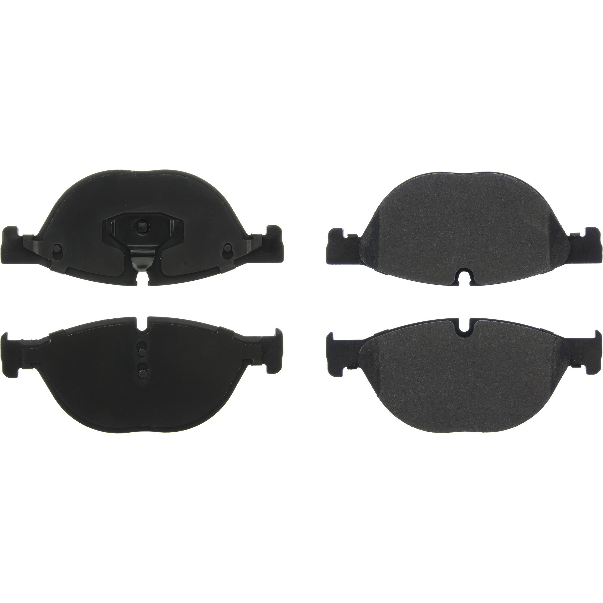 Centric Premium Semi-Metallic Brake Pads with Shims