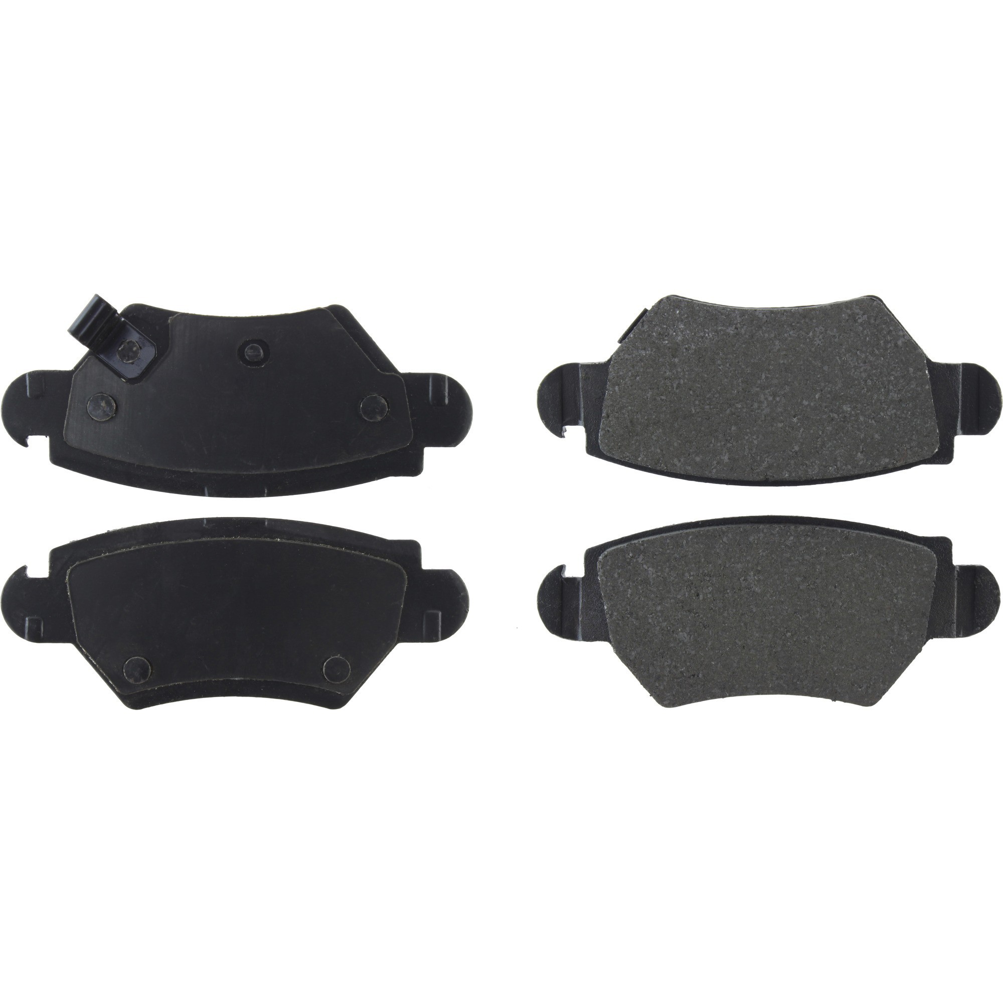 Centric Premium Semi-Metallic Brake Pads with Shims