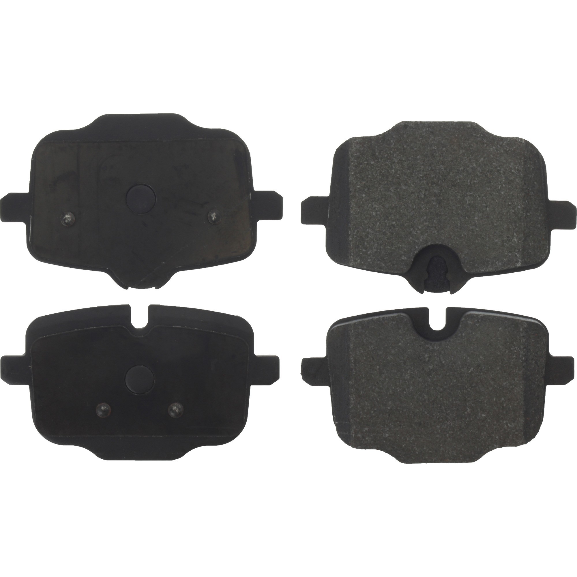 Centric Premium Semi-Metallic Brake Pads with Shims and Hardware