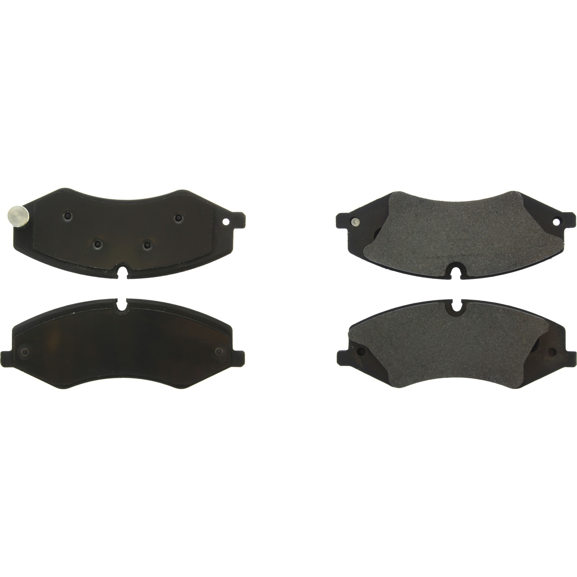 Centric Premium Semi-Metallic Brake Pads with Shims and Hardware