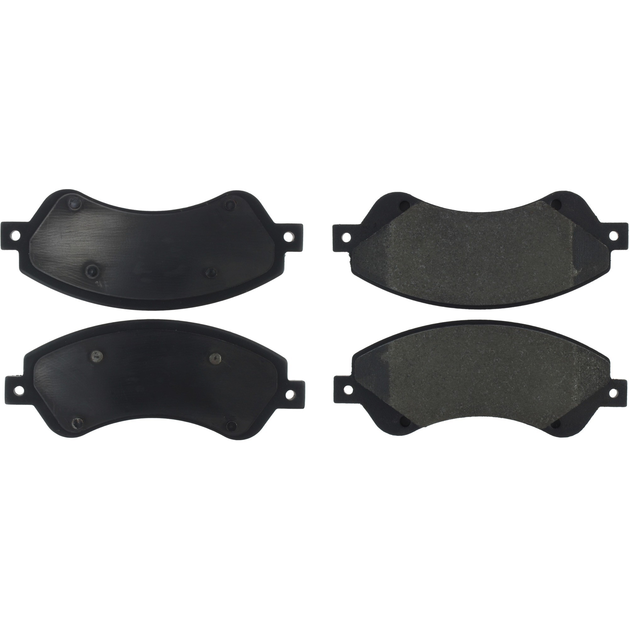 Centric Premium Semi-Metallic Brake Pads with Shims