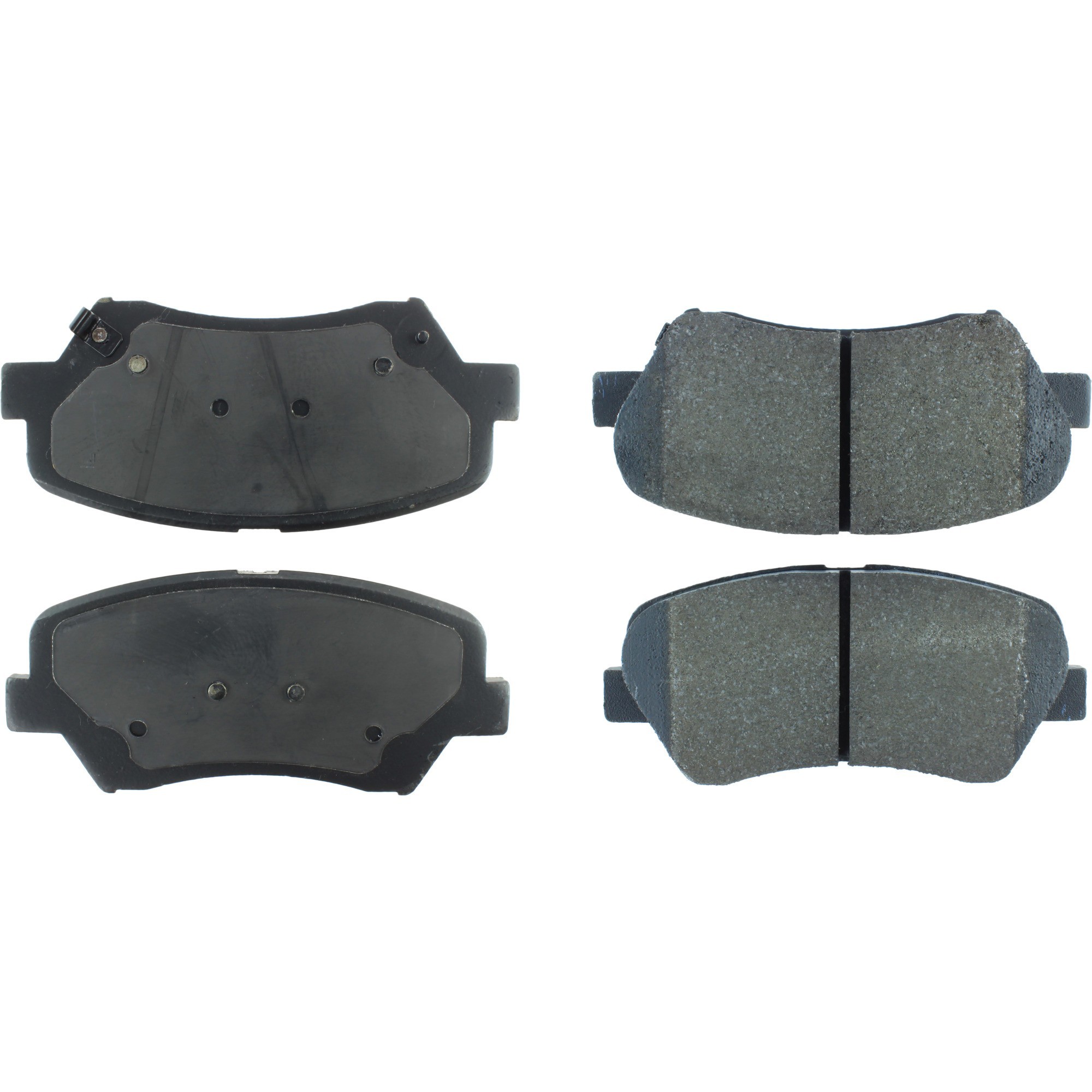 Centric Premium Semi-Metallic Brake Pads with Shims and Hardware