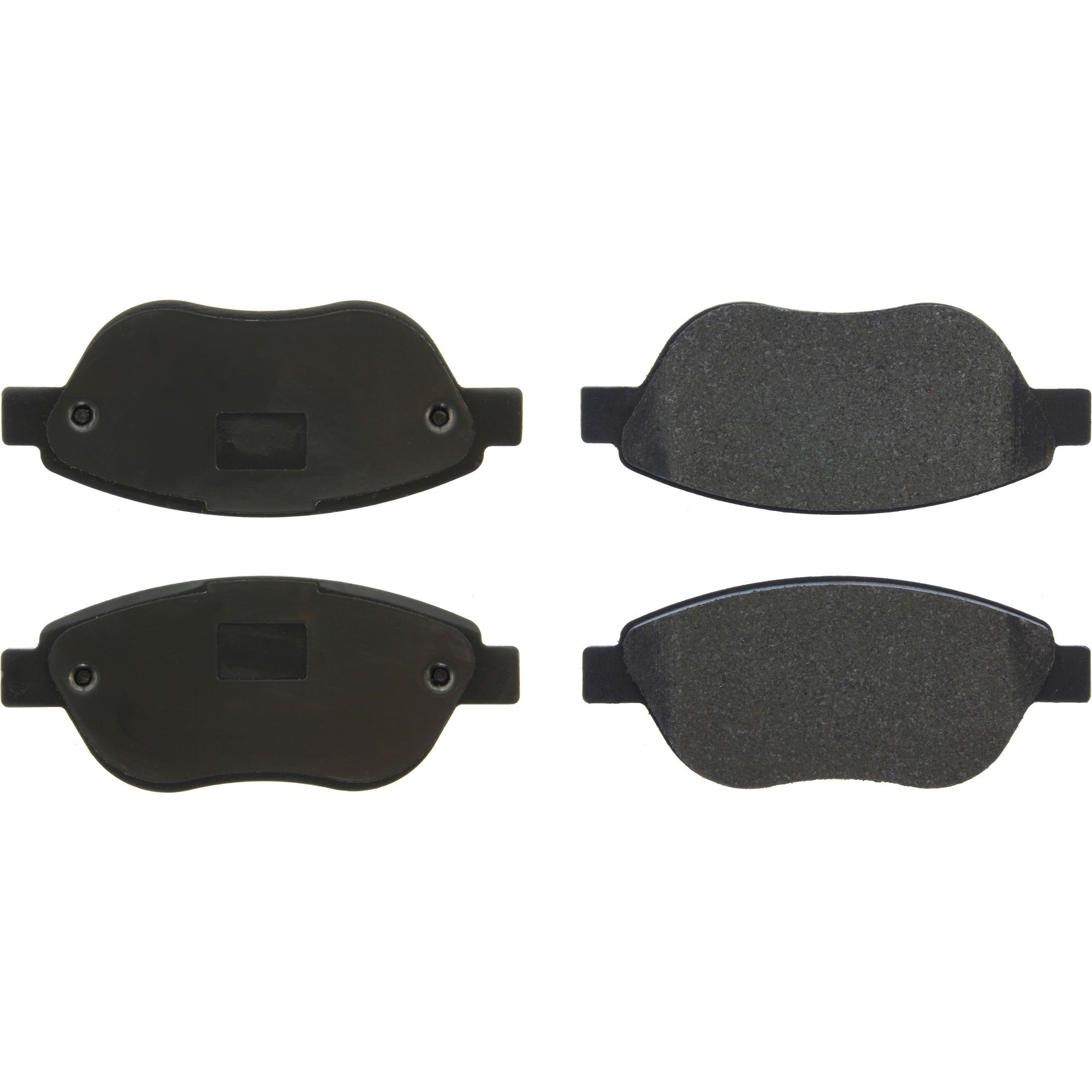 Centric Premium Semi-Metallic Brake Pads with Shims and Hardware